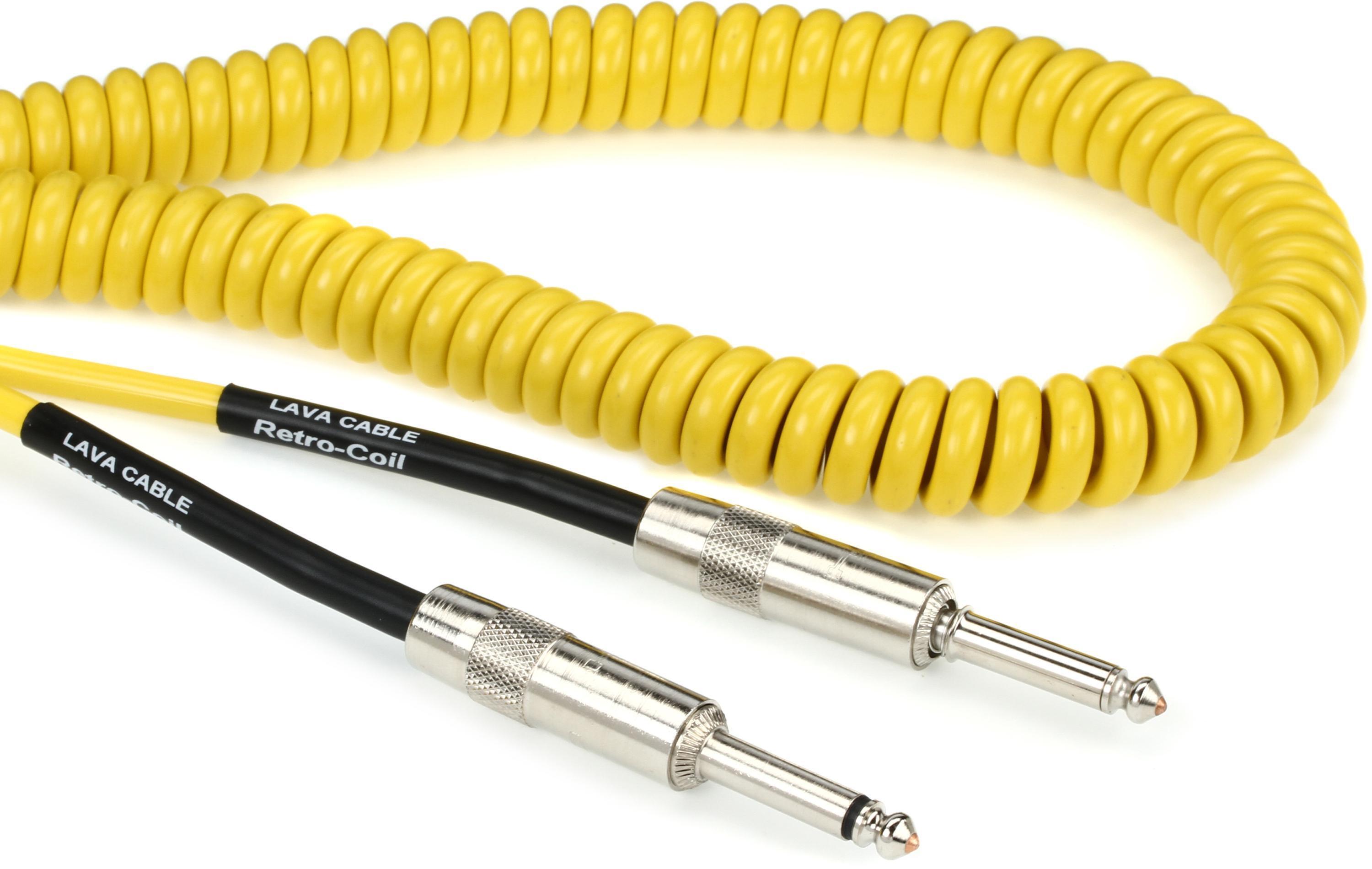 Lava Cable LCRCYS Retro Coil Straight to Straight Silent Instrument