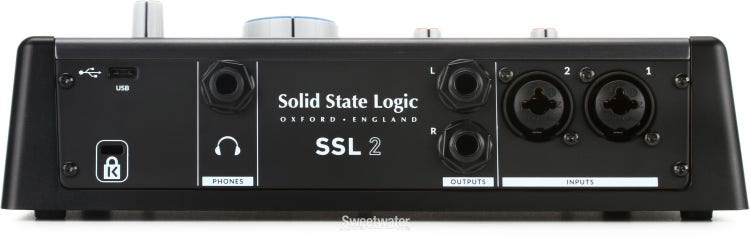 Solid State Logic SSL2 2x2 USB Audio Interface | Sweetwater 