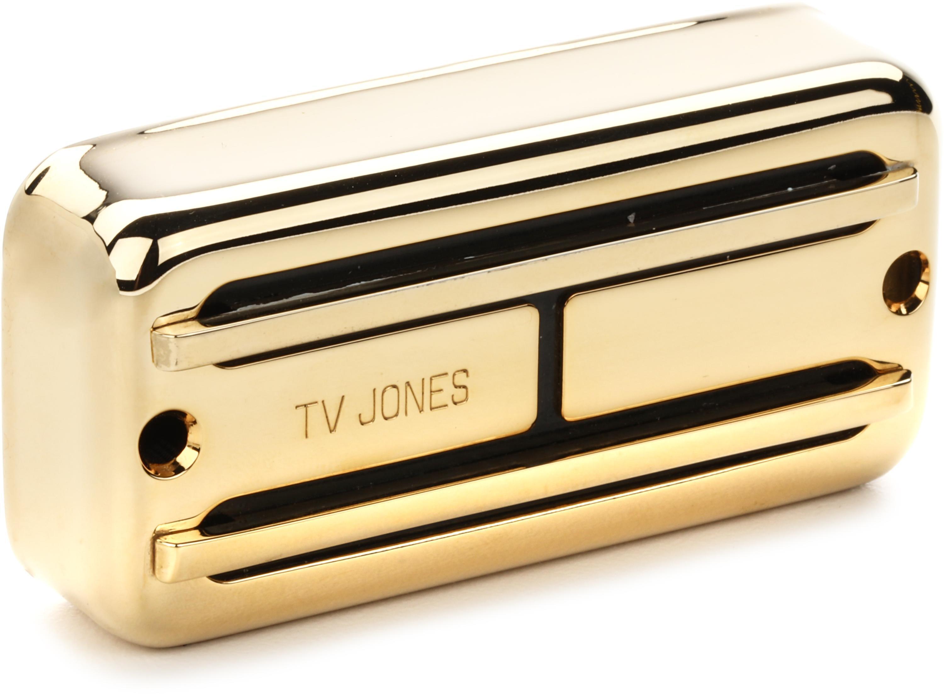 TV Jones Super'Tron Neck Humbucker Pickup - Gold