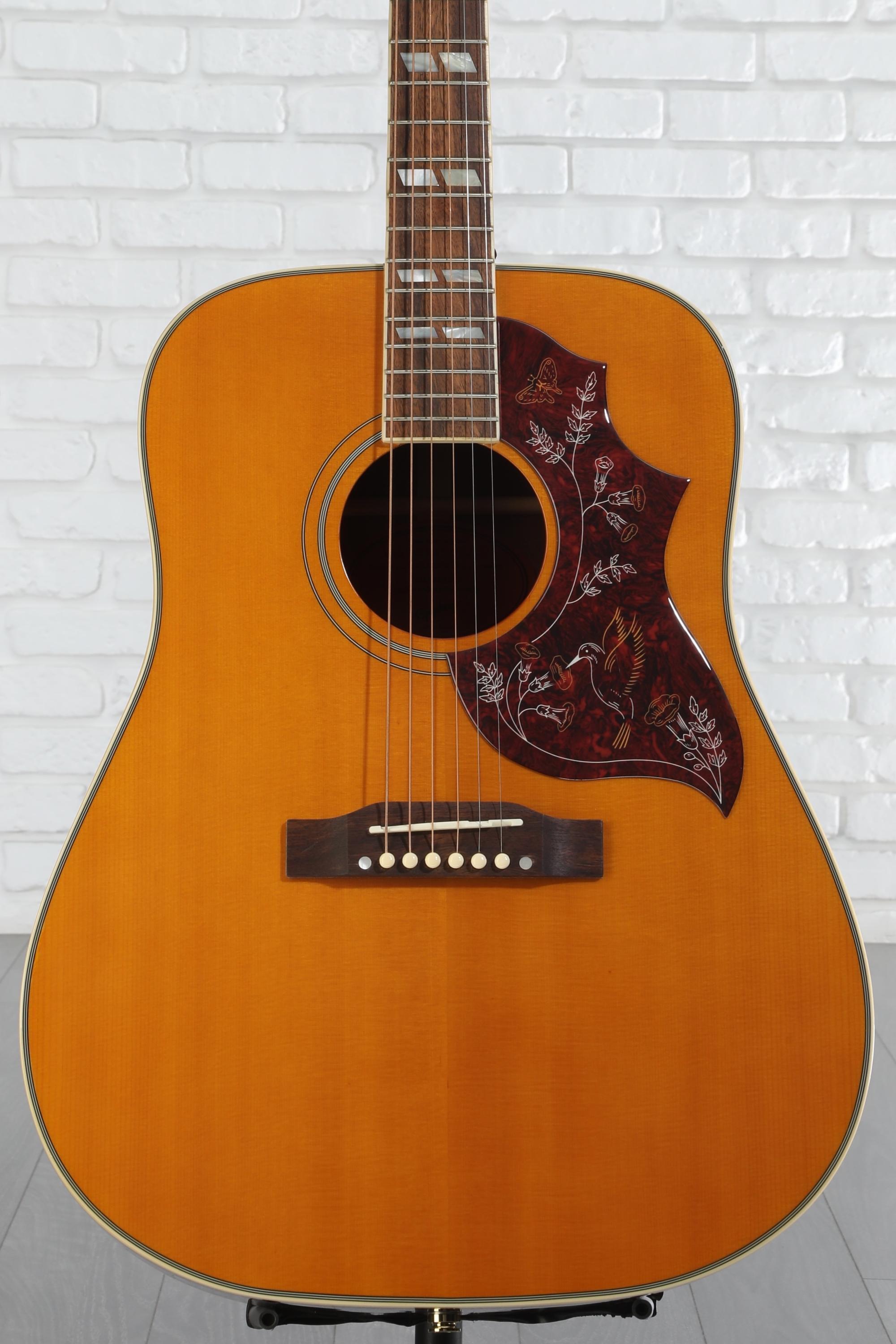 Epiphone Hummingbird Acoustic Guitar - Aged Natural Antique