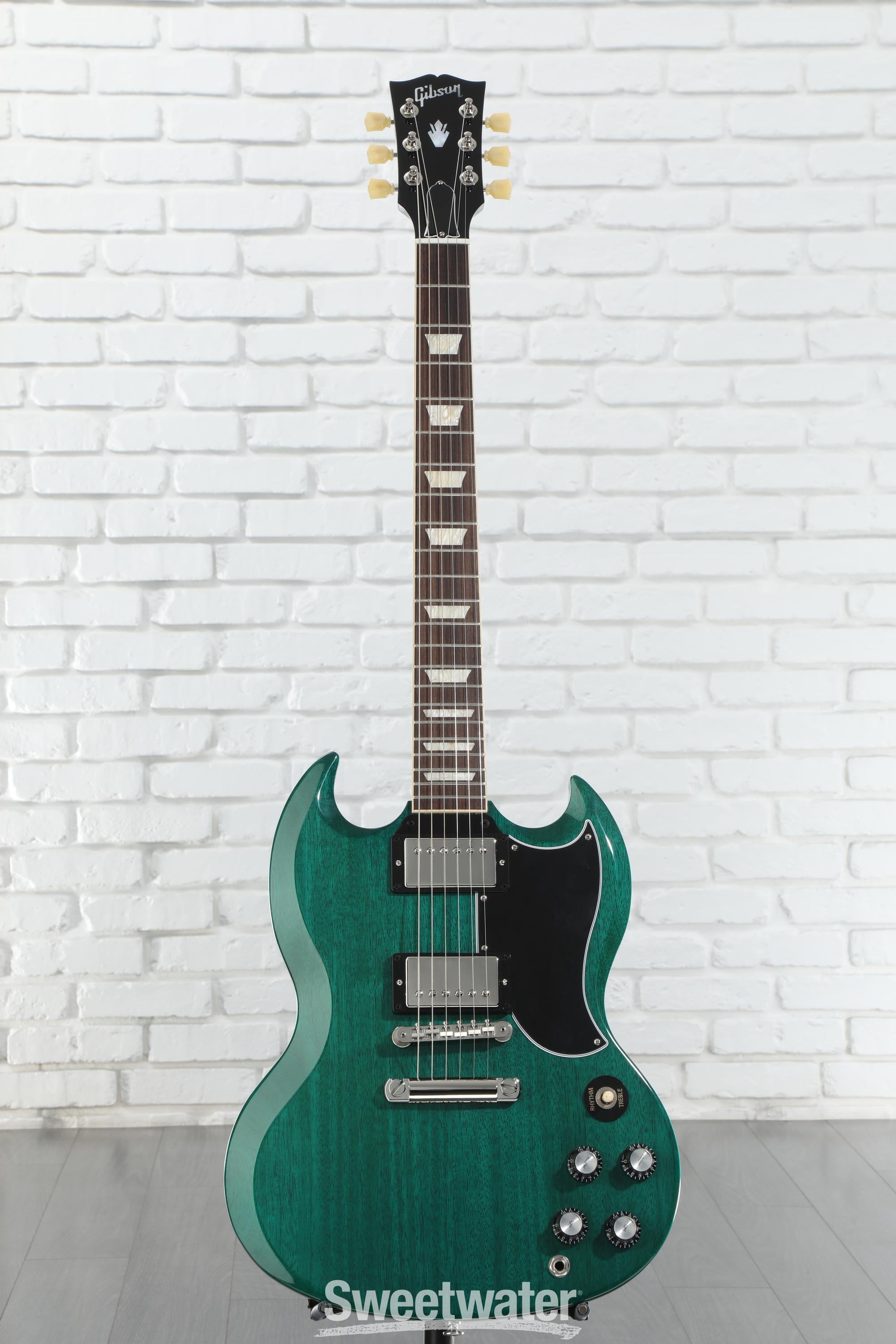 Gibson SG Standard Electric Guitar Translucent Teal | Guitar