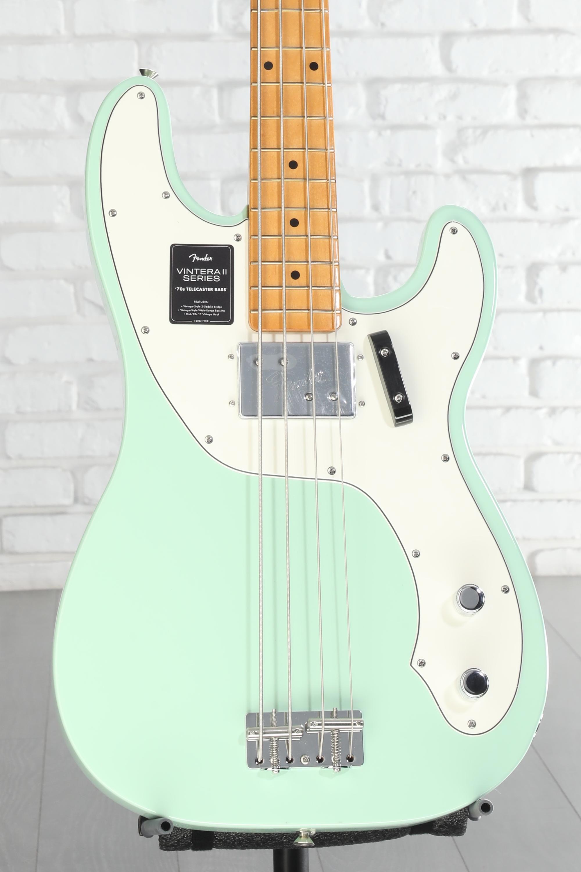 Fender Vintera II '70s Telecaster Bass - Surf Green | Sweetwater