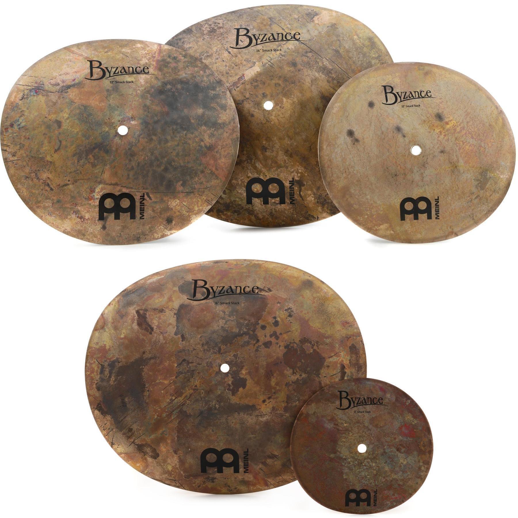 Meinl Cymbals Byzance Vintage 8"/10"/12"/14"/16" Smack Stack Cymbals