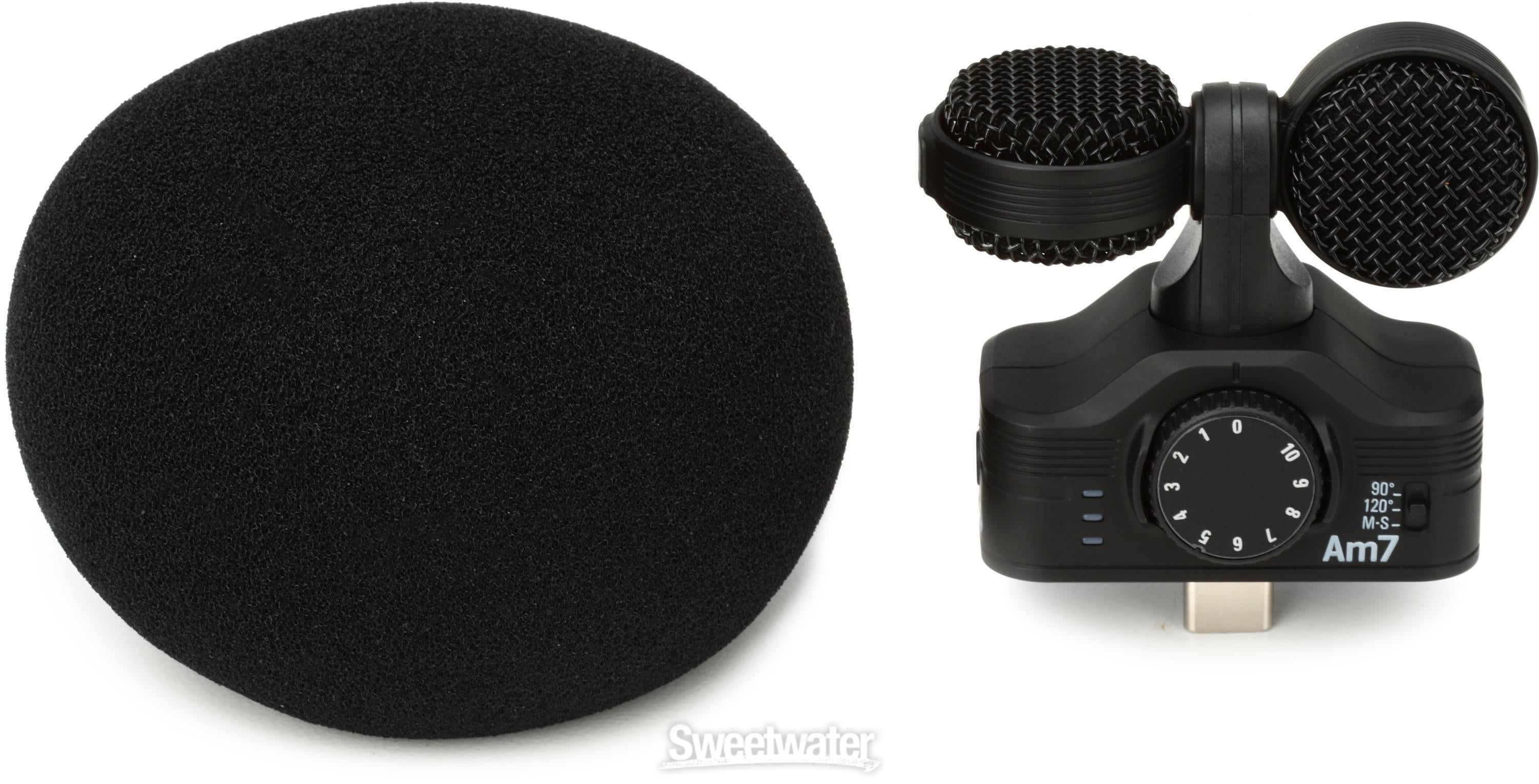 Zoom Am7 Rotating Mid-Side Stereo Microphone for Android