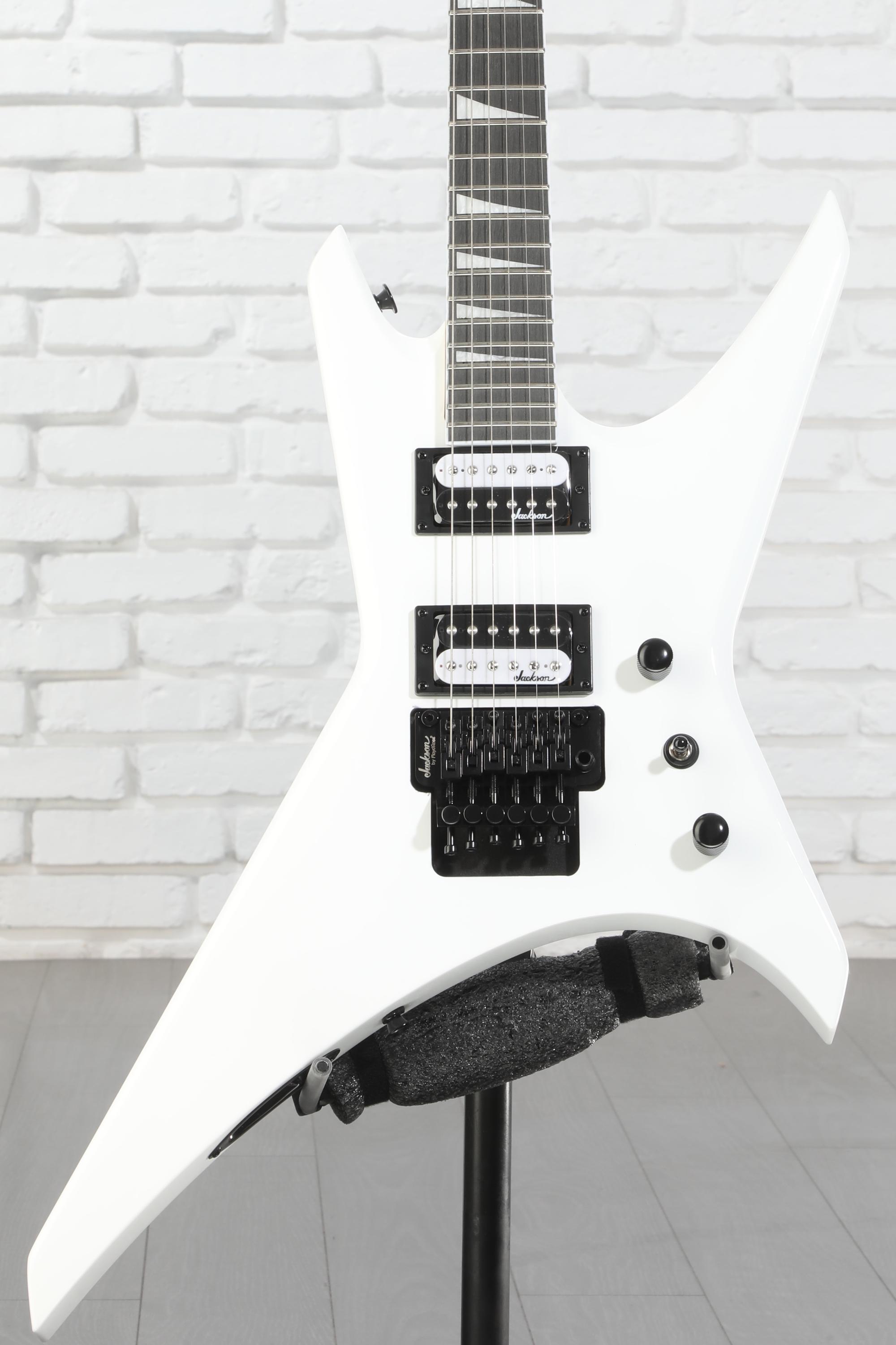 ギター JACKSON WARRIOR JS32 Amaranth  White Jackson JS Series Warrior JS32 Electric Guitar, Amaranth