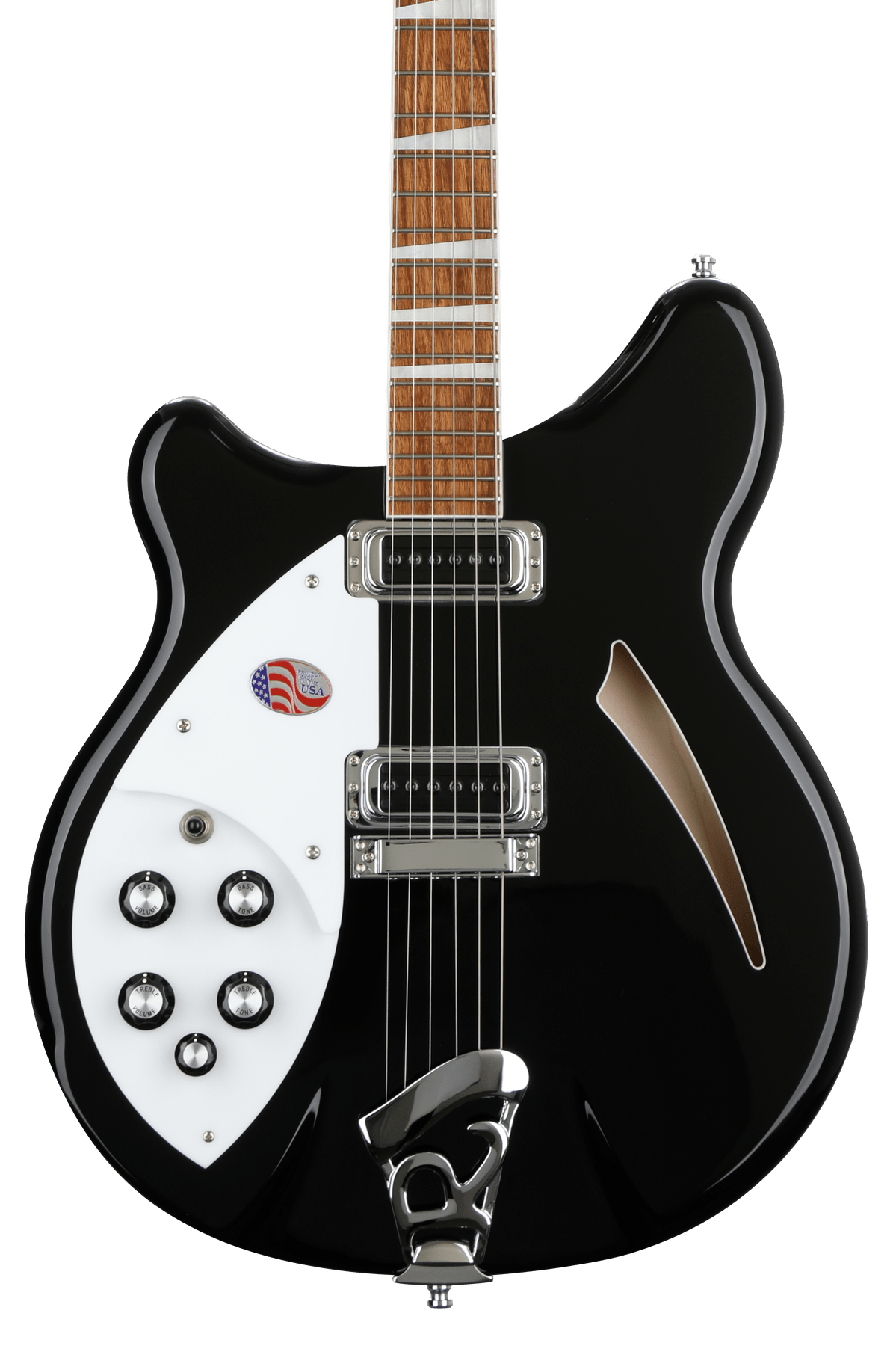 Rickenbacker 360 Thinline Left-handed Elecric Guitar - Jetglo