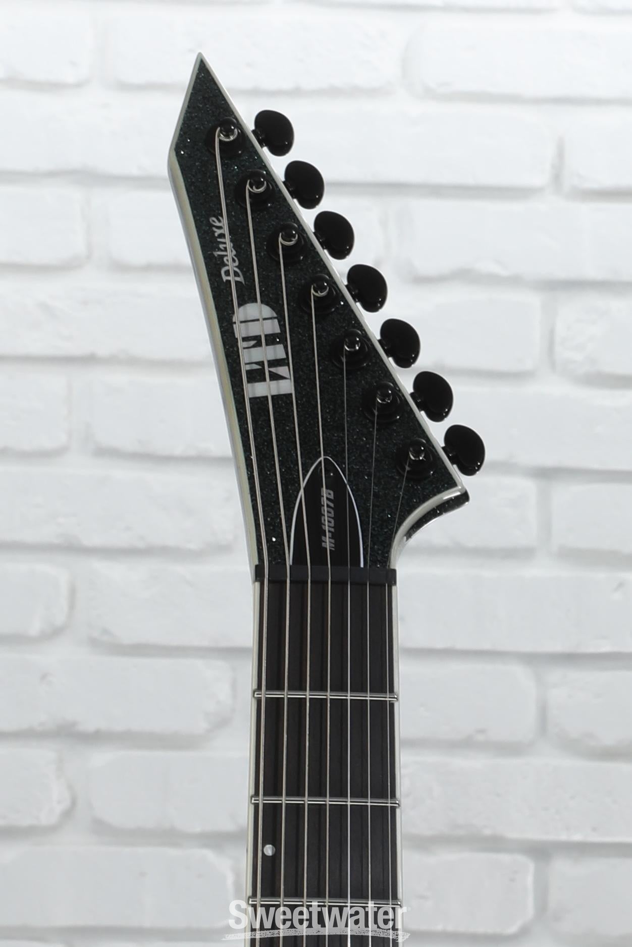 ESP LTD M-1007B 7-string Baritone Electric Guitar - Granite