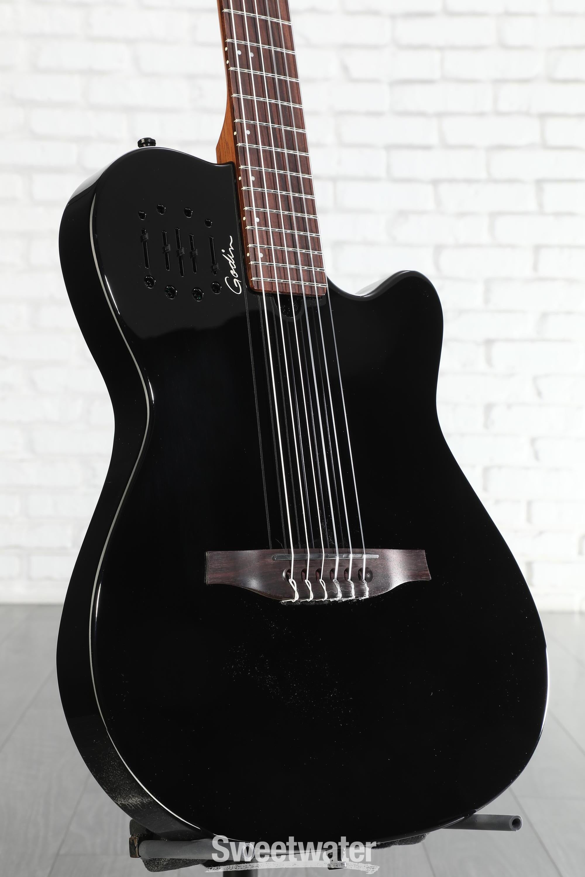 Godin Multiac Mundial Nylon Acoustic-electric Guitar - Onyx Black