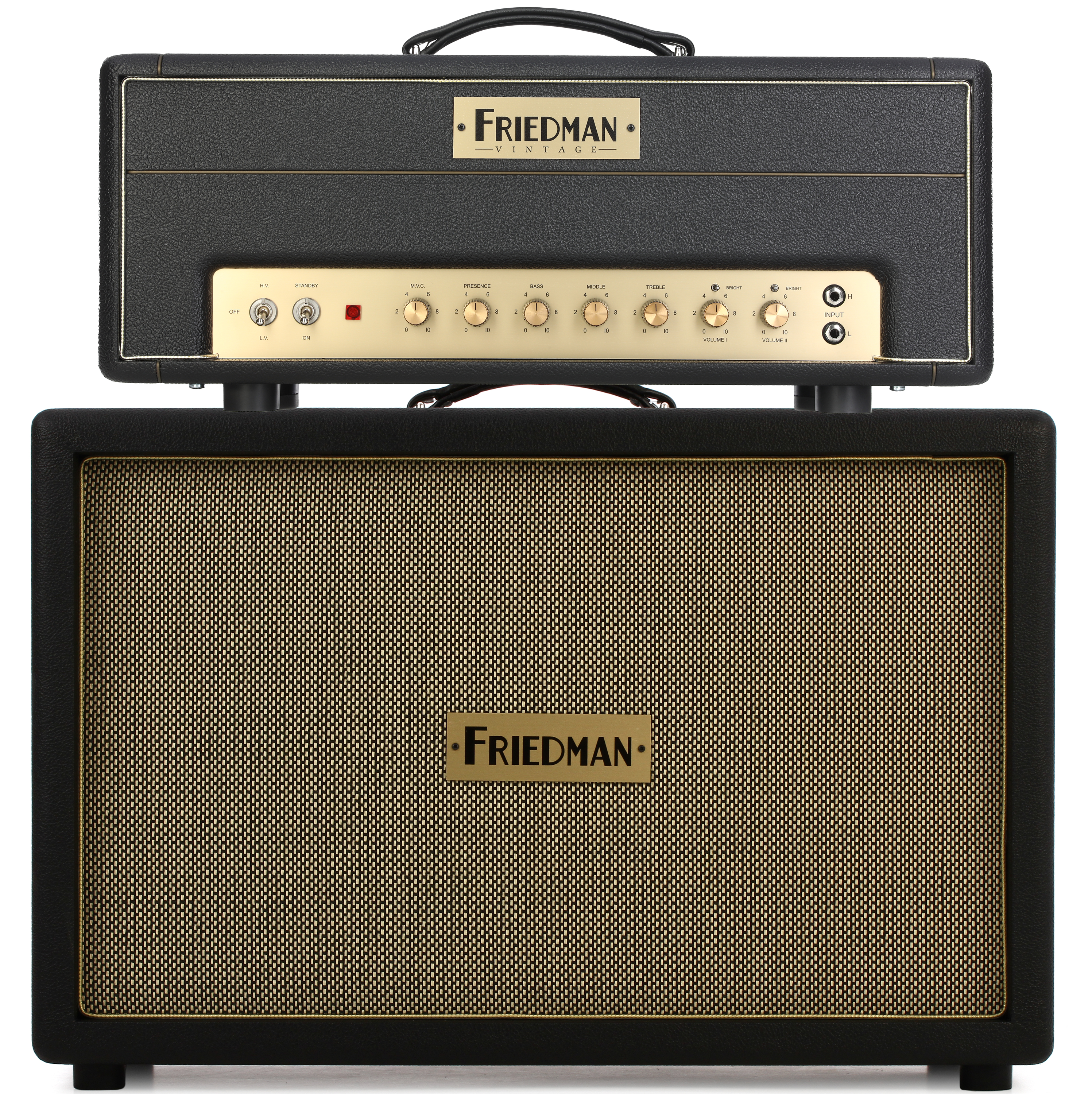 Friedman PLEX 50-Watt Tube Amplifier Head and 2x12