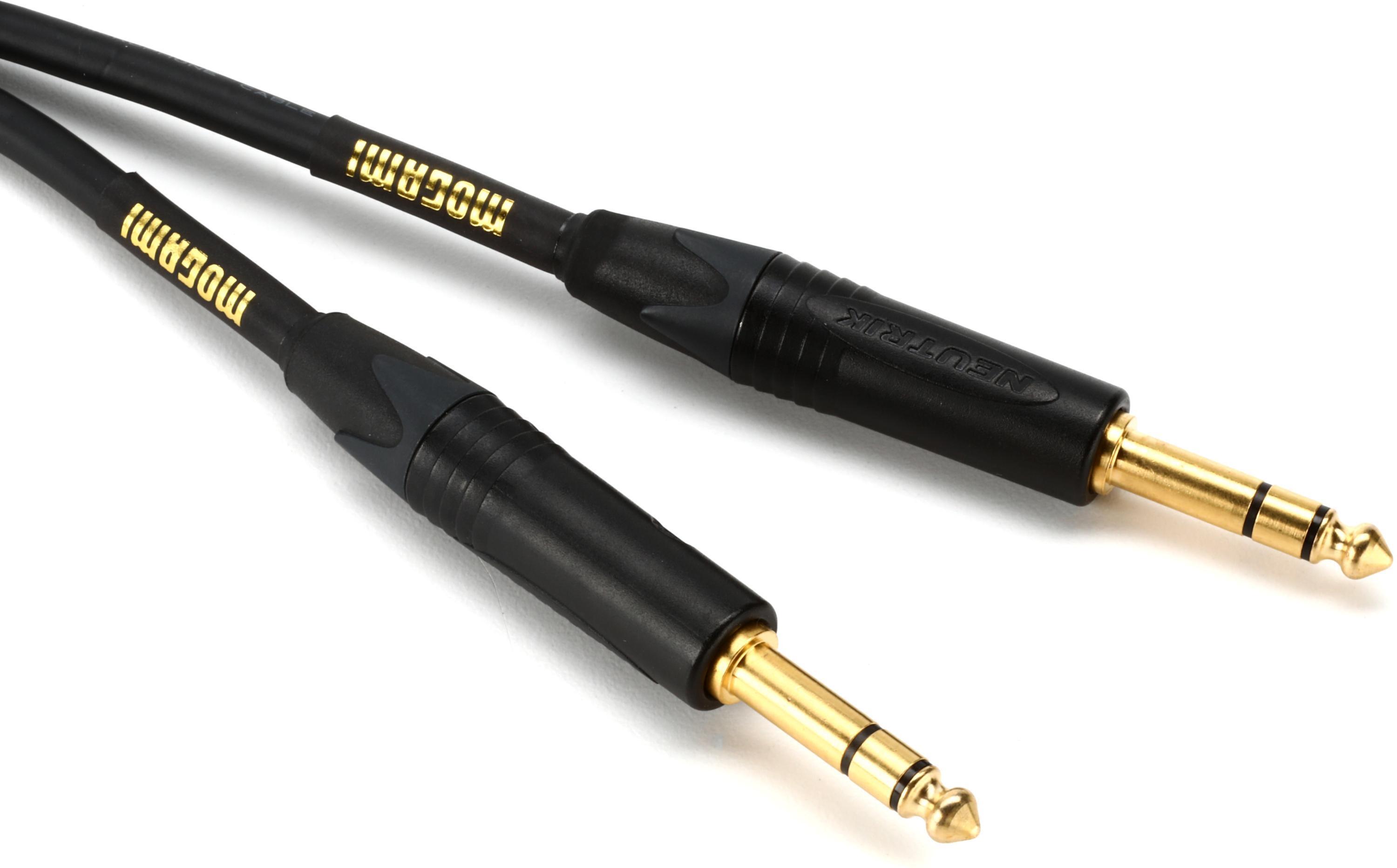 Photo of Mogami GOLD TRS-TRS-20 Balanced 1/4-inch TRS Male to 1/4-inch TRS Male Patch Cable - 20 foot