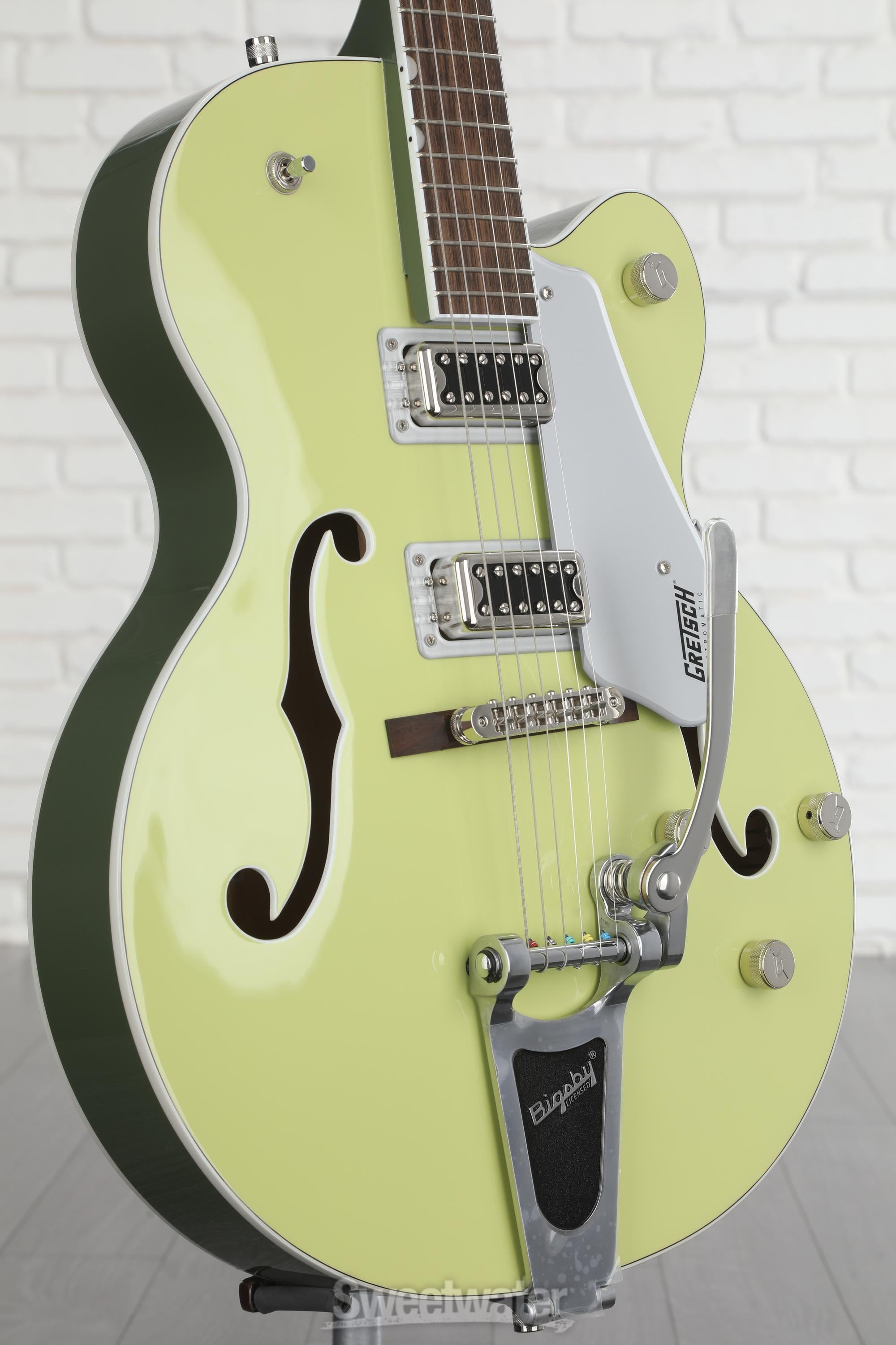 Gretsch G5420T Electromatic Classic Hollowbody Single-cut Electric Guitar  with Bigsby - Two-tone Anniversary Green