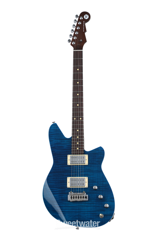 Reverend Kingbolt RA Electric Guitar - Transparent Blue | Sweetwater