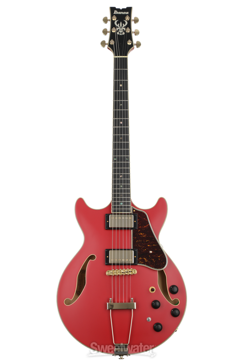Ibanez Artcore Expressionist AMH90 Hollowbody Electric Guitar - Cherry Red  Flat