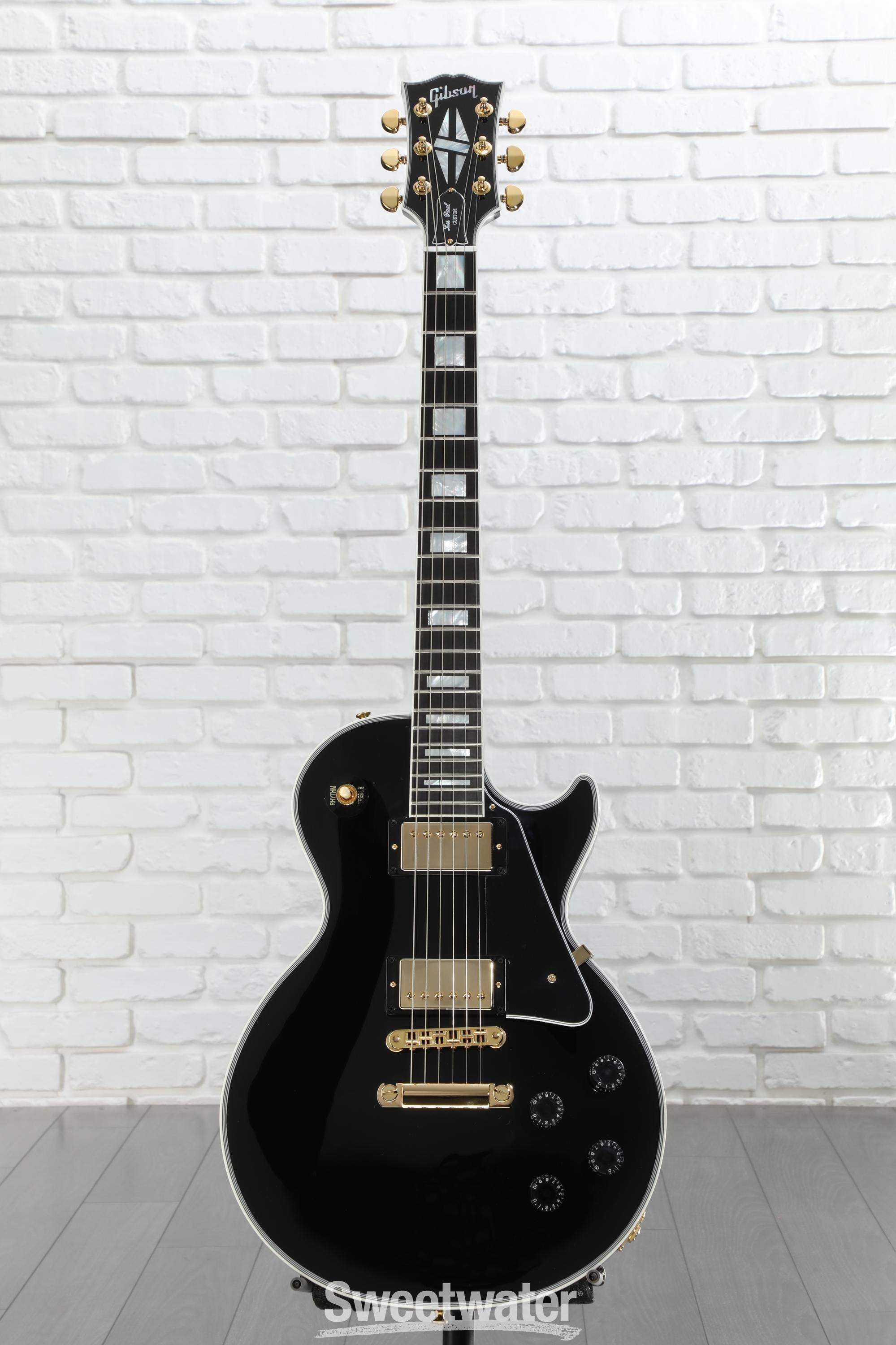 Gibson Custom Les Paul Custom Electric Guitar - Ebony, Ebony