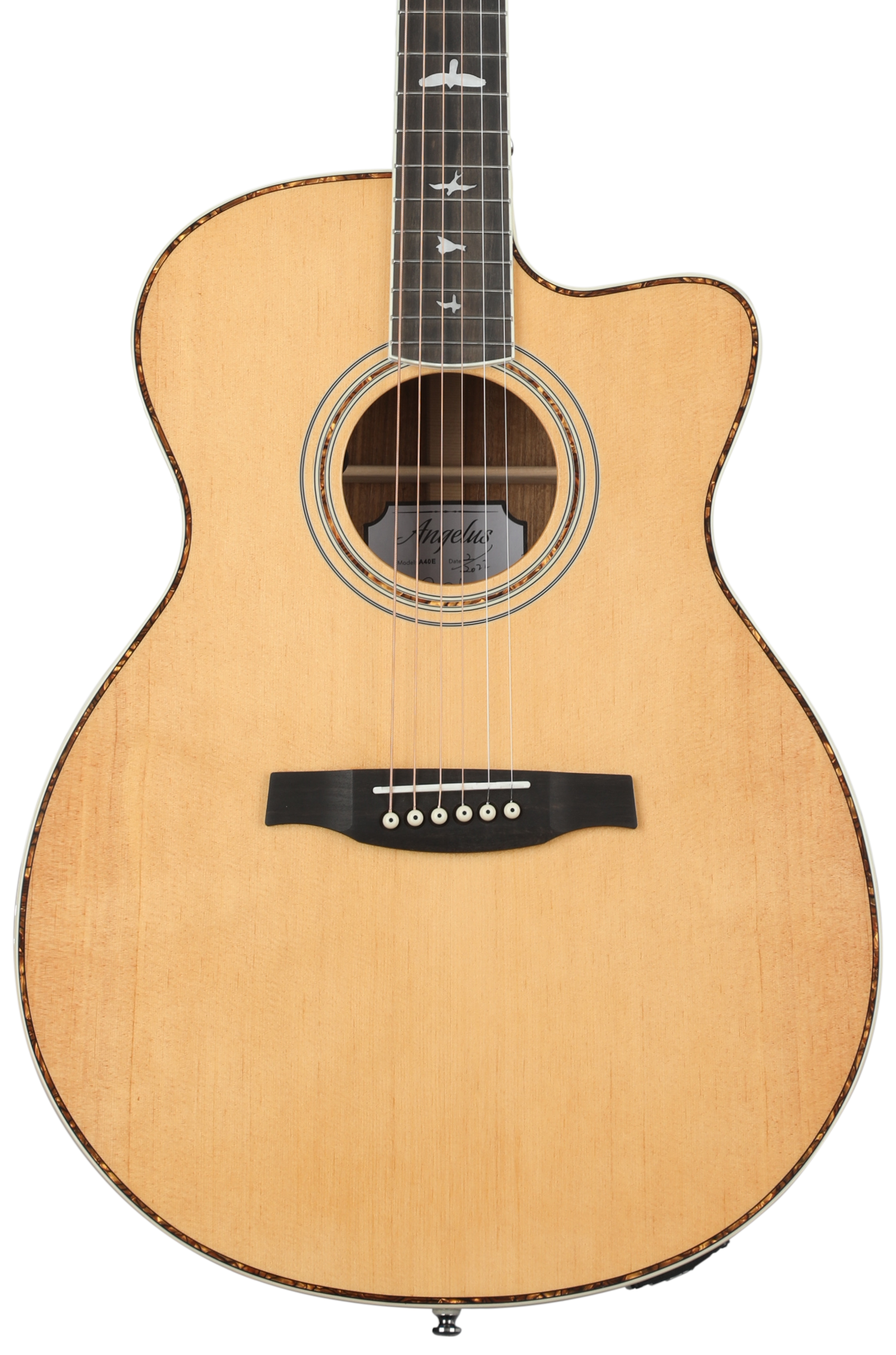 PRS SE A40 Angelus Acoustic-electric Guitar - Natural | Sweetwater
