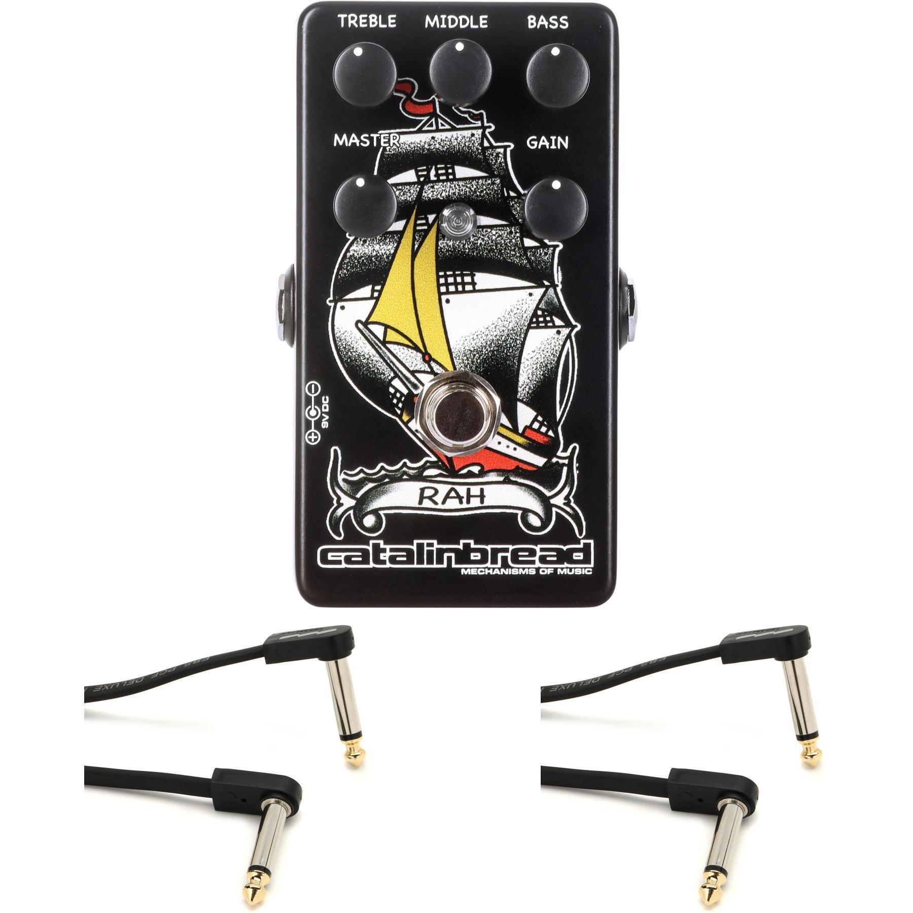 Catalinbread RAH (Royal Albert Hall) Overdrive Pedal with Patch Cables -  Traditional Collection