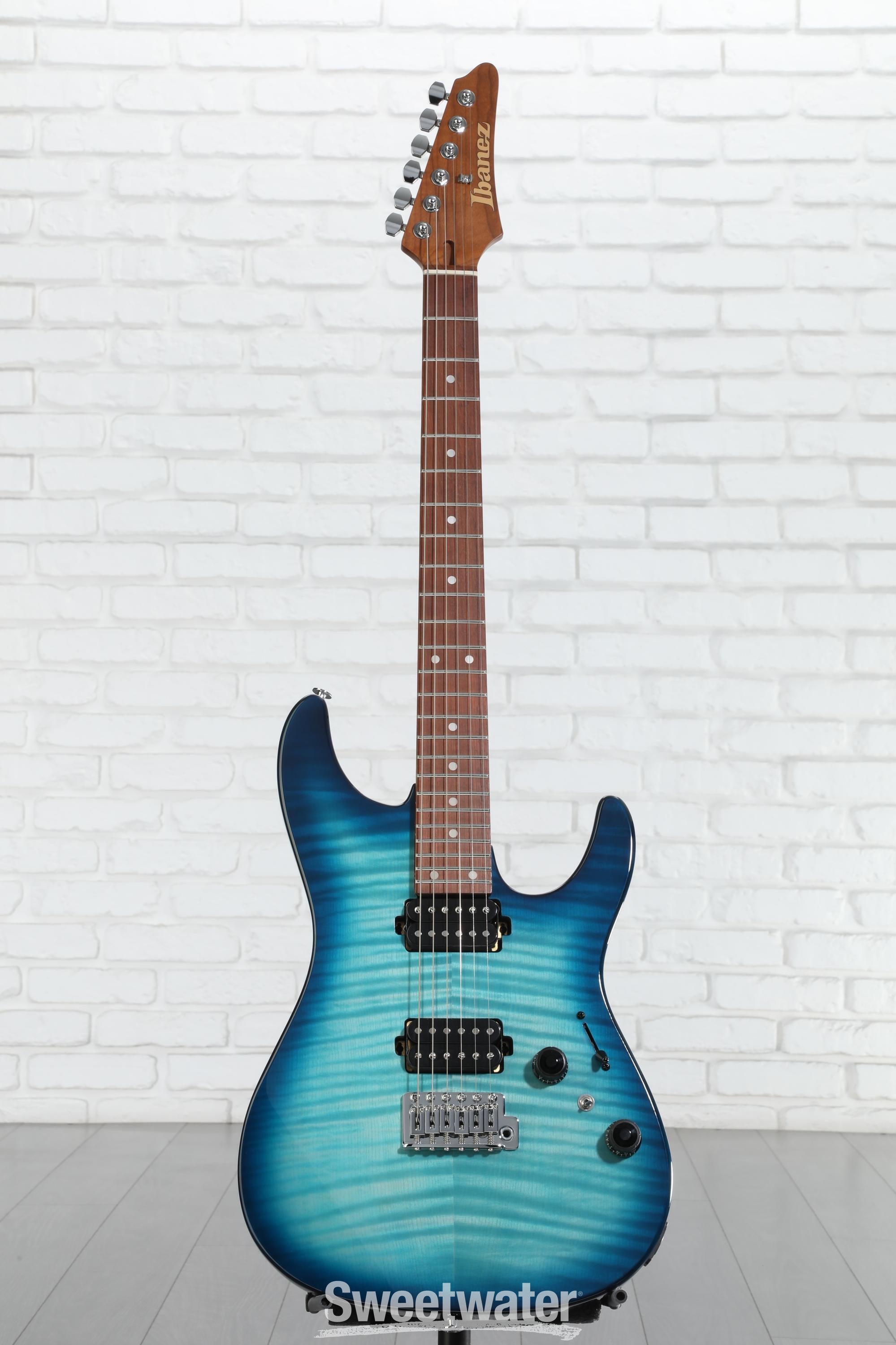 Ibanez Standard AZ24S1F Electric Guitar - Transparent Turquoise