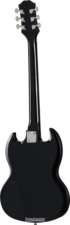Epiphone SG Tribute Electric Guitar - Ebony | Sweetwater Epiphone SG Tribute Electric Guitar - Ebony | Sweetwater