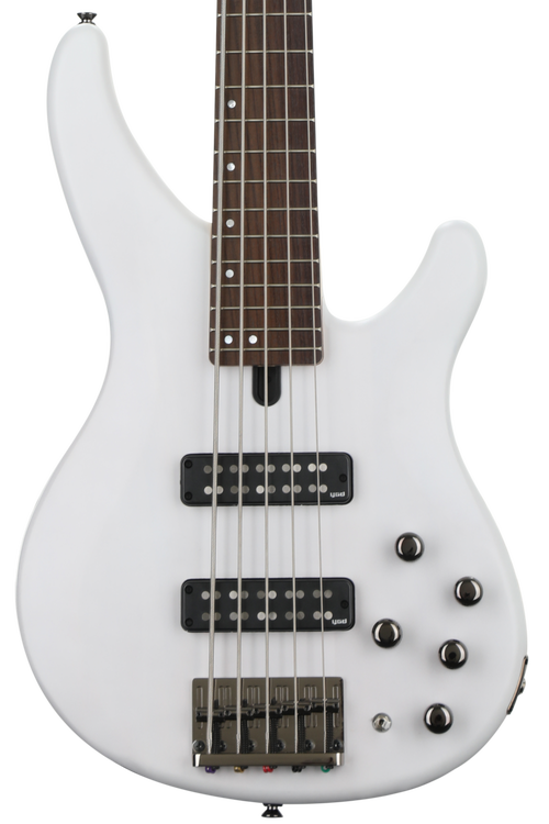 TRBX505 5-string Bass Guitar - Translucent White - Sweetwater