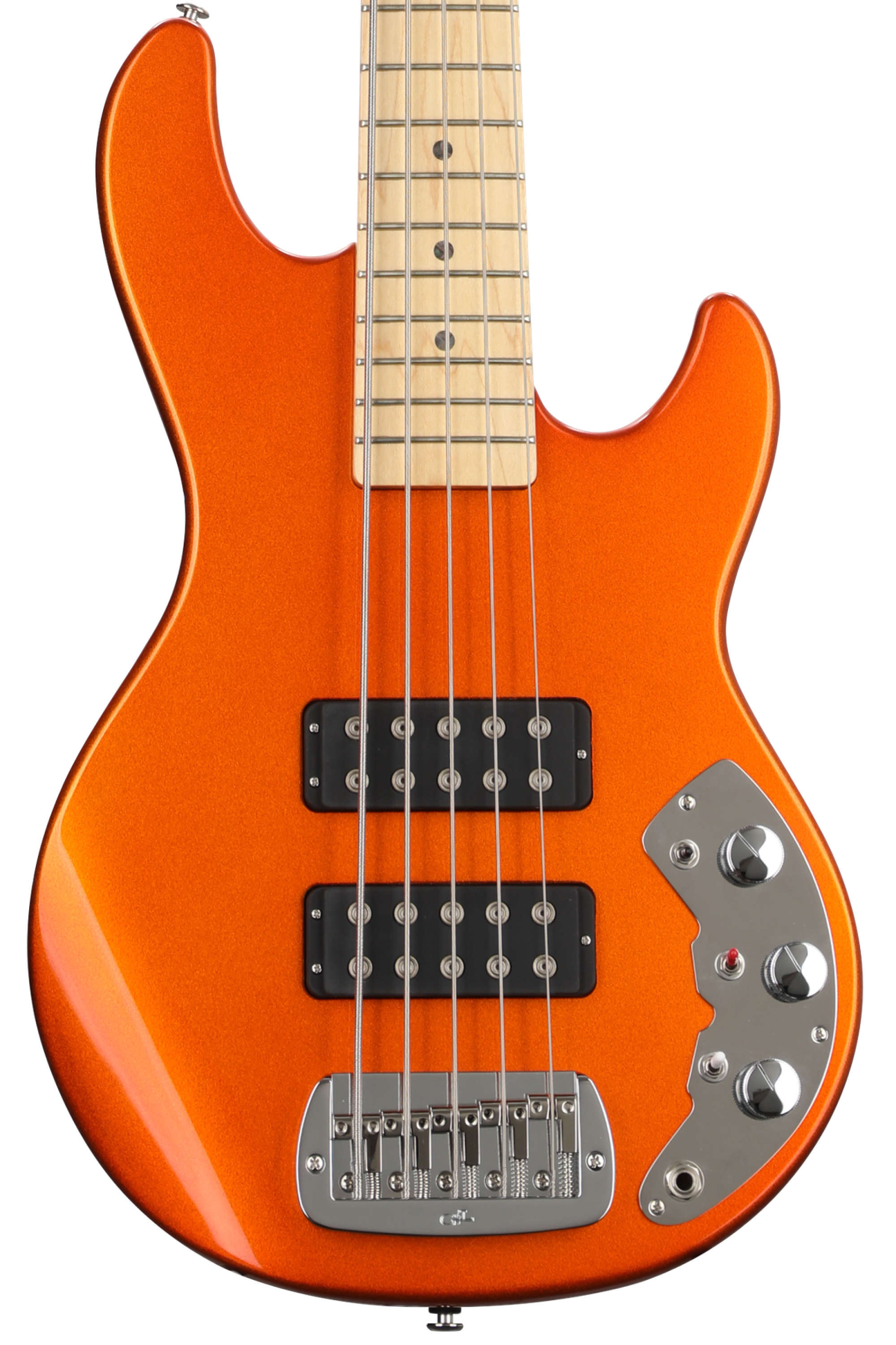 G&L CLF Research L-2500 Series 750 Bass Guitar - Tangerine