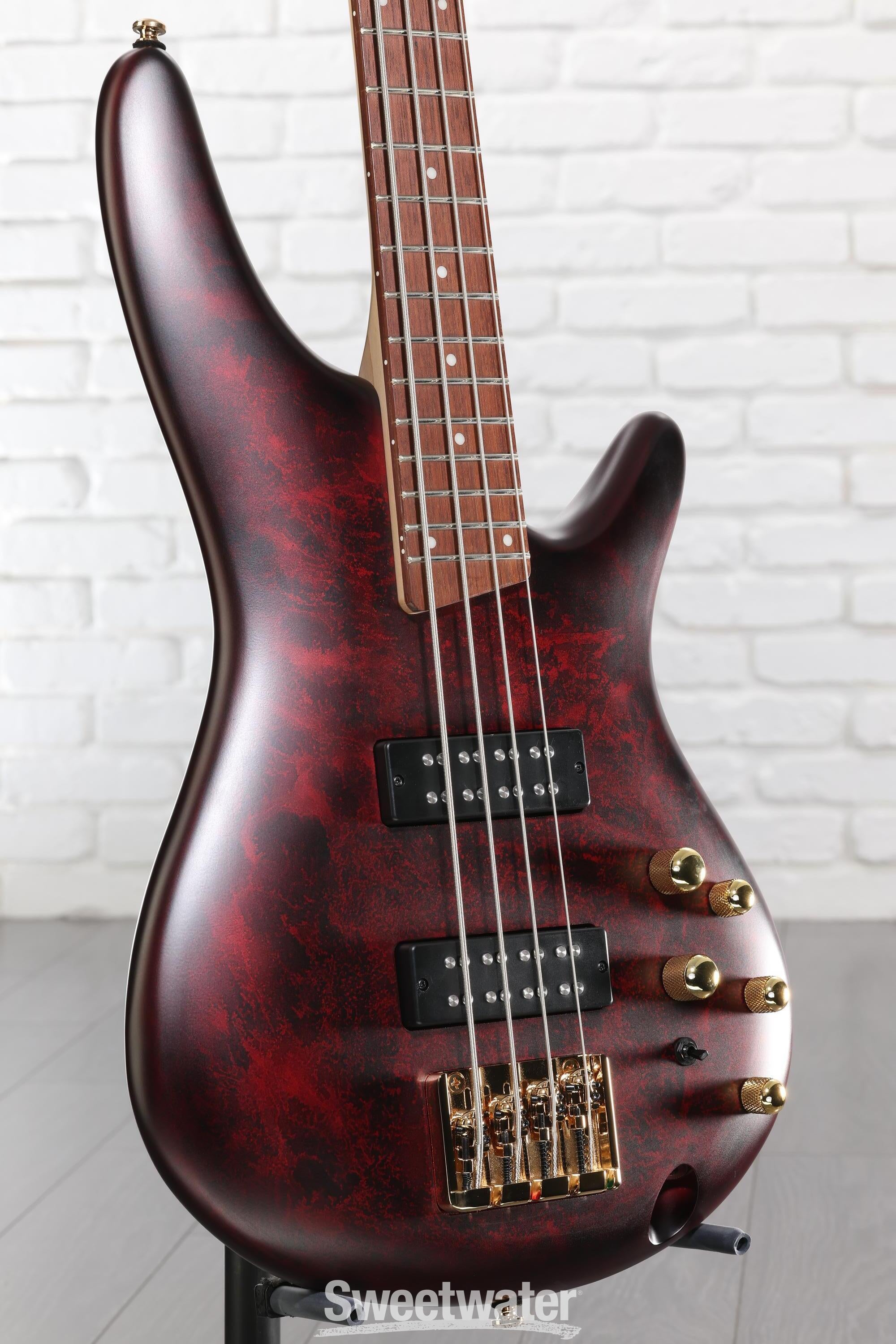 Photo of Ibanez SR Standard SR300E Bass Guitar - Wine Red Frozen Matte