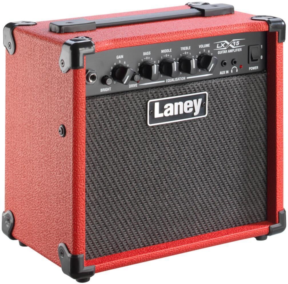 Laney LX15 2 x 5-inch 15-watt Combo Amp - Red