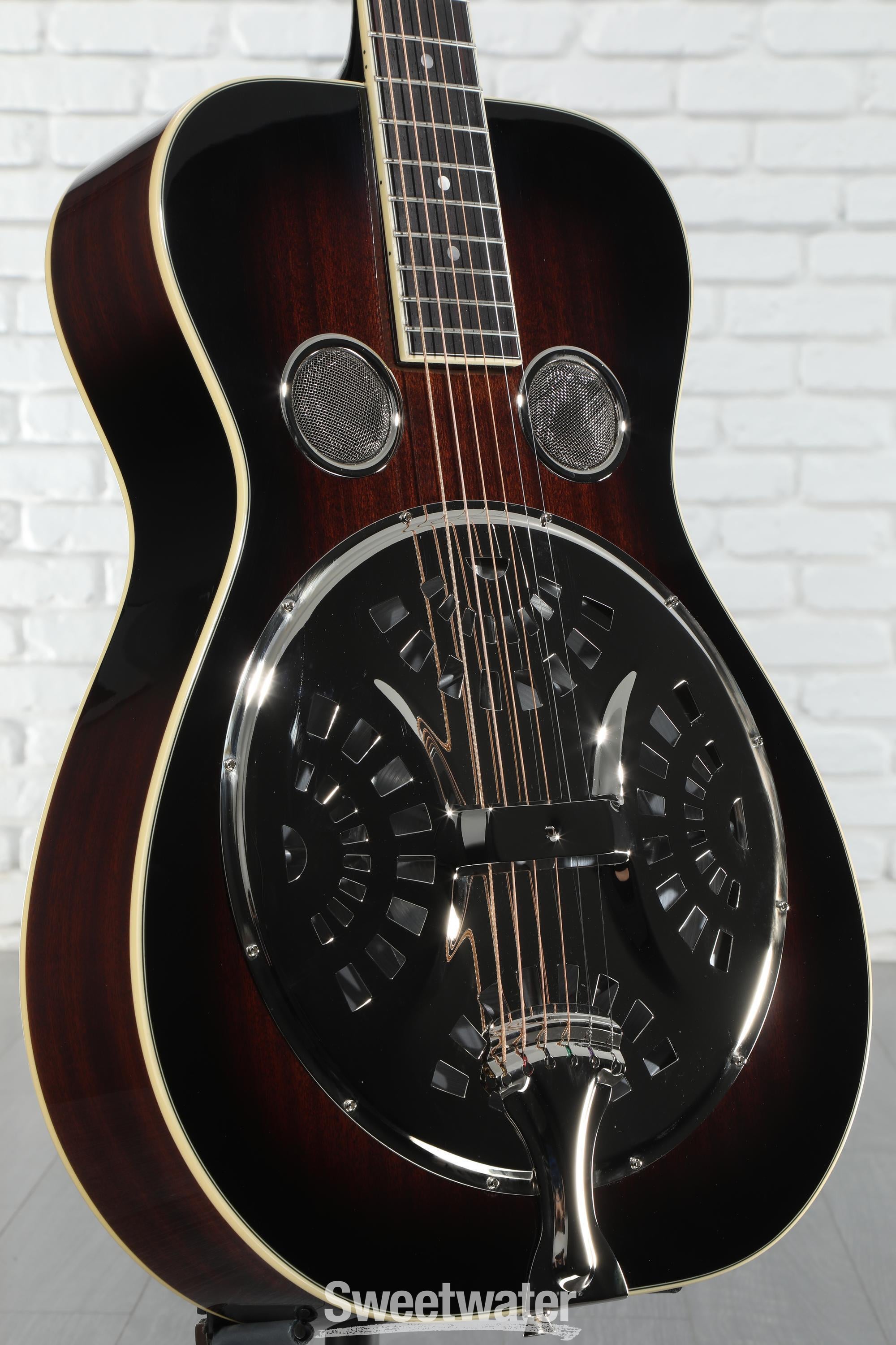 Recording King Maxwell Roundneck Resonator - Sunburst | Sweetwater