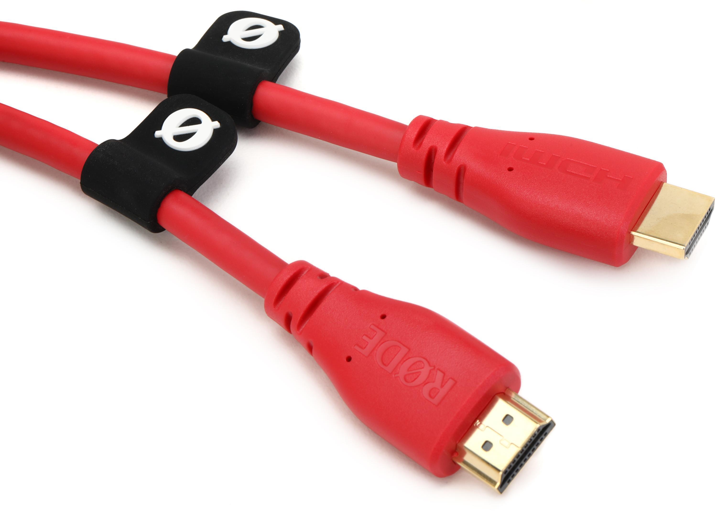 Photo of Rode HDMI-1.5 Premium High-speed HDMI Cable - Red, 5 feet