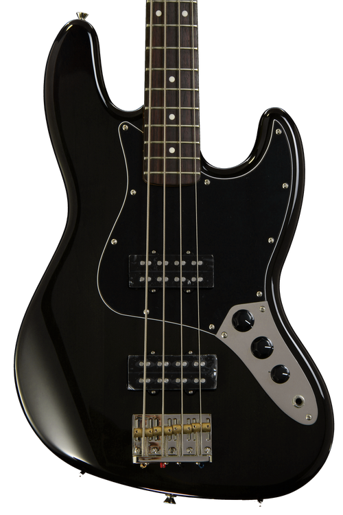Fender Modern Player Jazz Bass - Transparent Black | Sweetwater