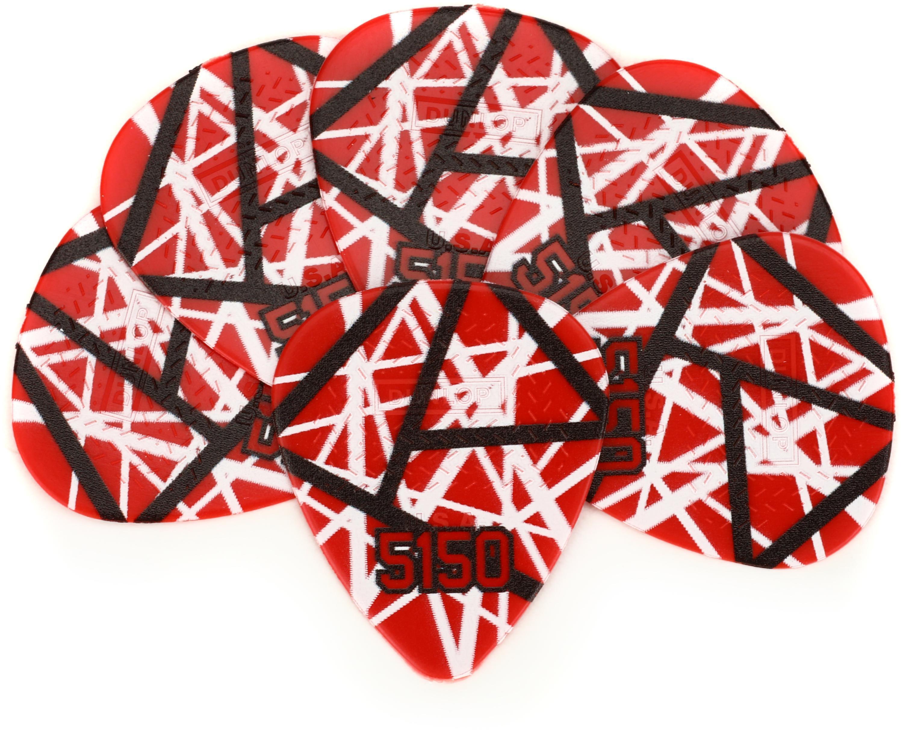 Jim Dunlop - EVHP08 EVH 5150 MAX GRIP PICKS 0.60 MM 6/PLAYER - Foto 2