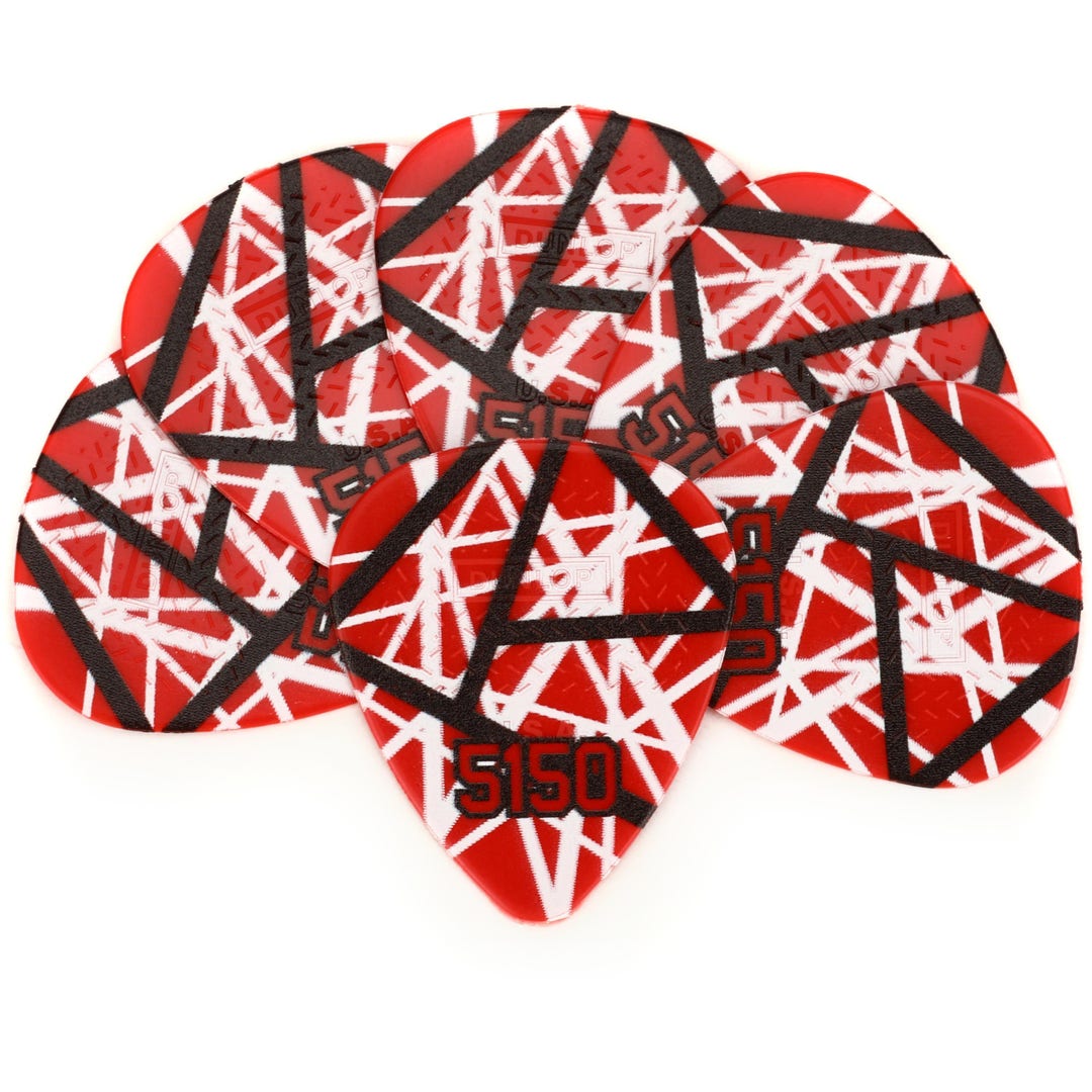 Jim Dunlop - EVHP08 EVH 5150 MAX GRIP PICKS 0.60 MM 6/PLAYER - Foto 2