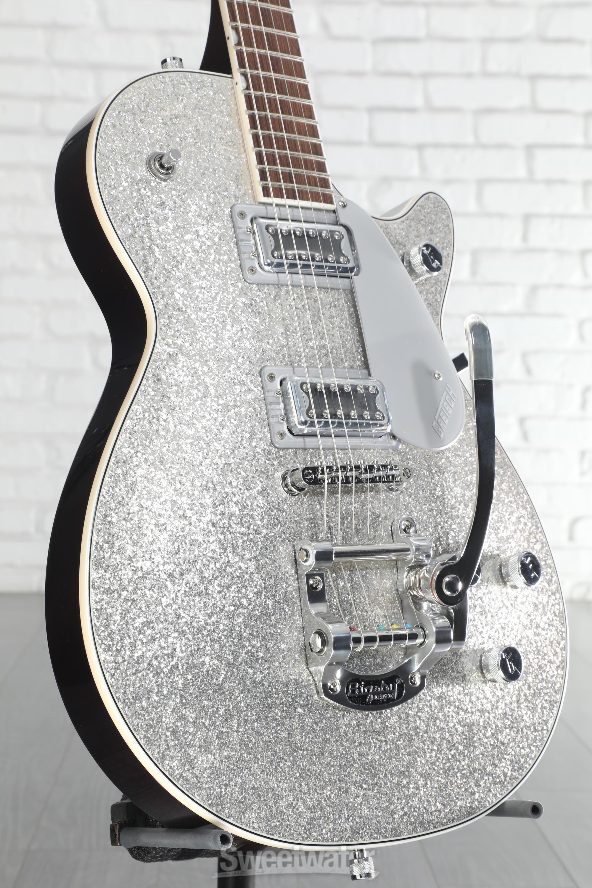 Gretsch Electromatic Jet Electric Guitar - Silver Sparkle | Sweetwater
