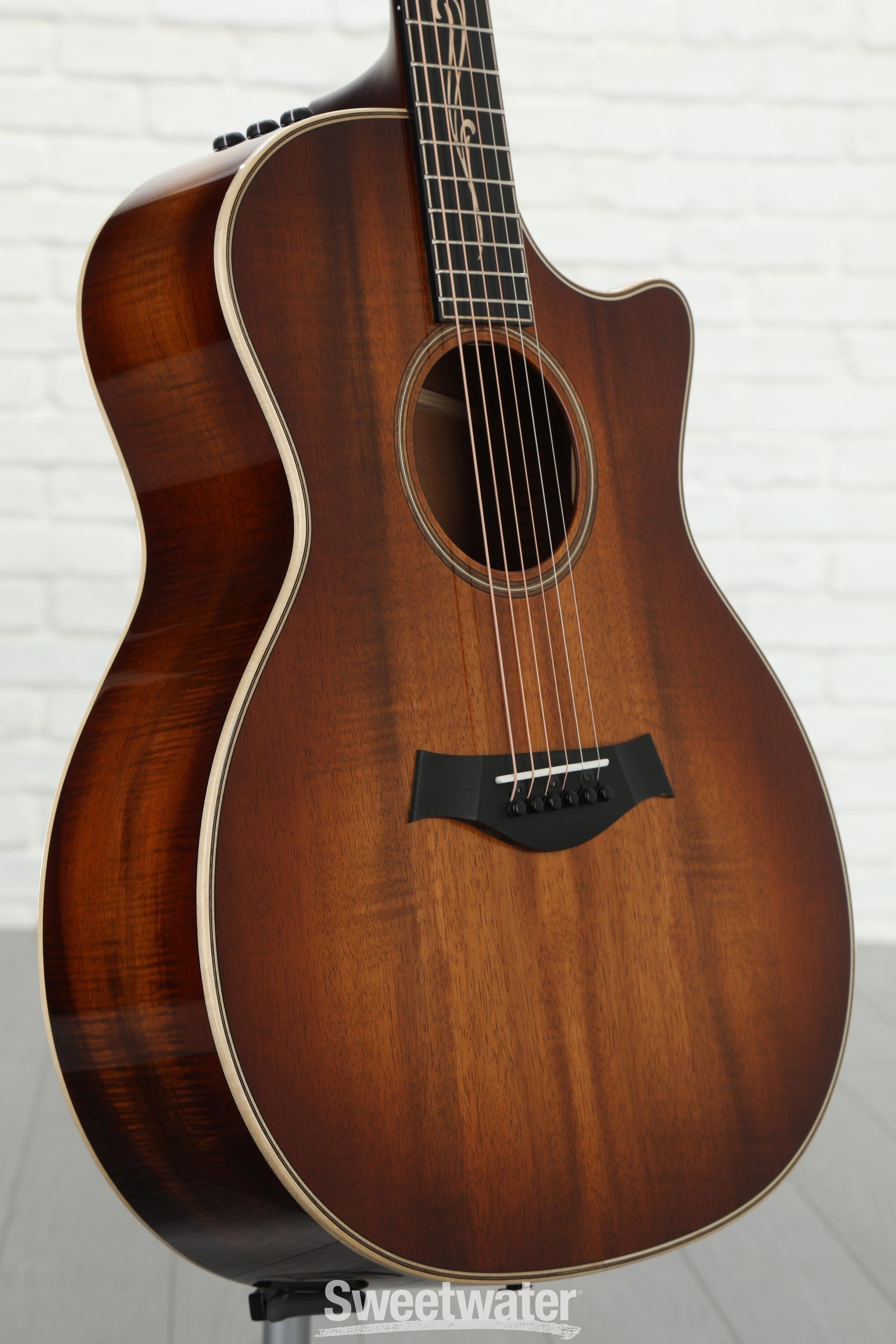 Taylor K24ce - Shaded Edgeburst, Gold Gotoh Tuners | Sweetwater
