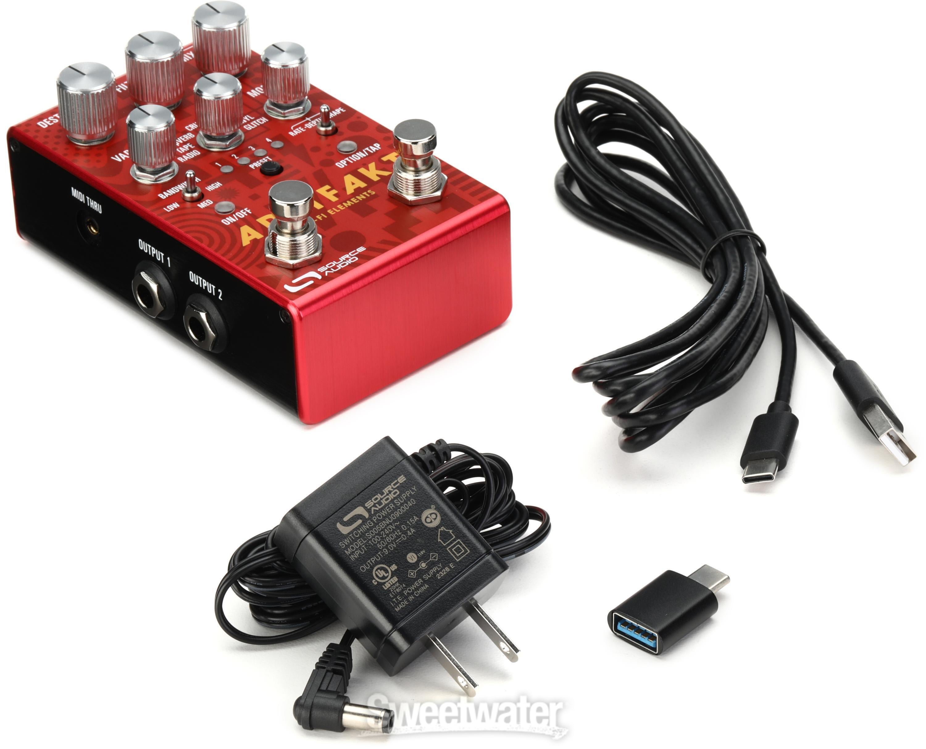 Source Audio Artifakt Lo-fi Elements Multi-effects Pedal | Sweetwater