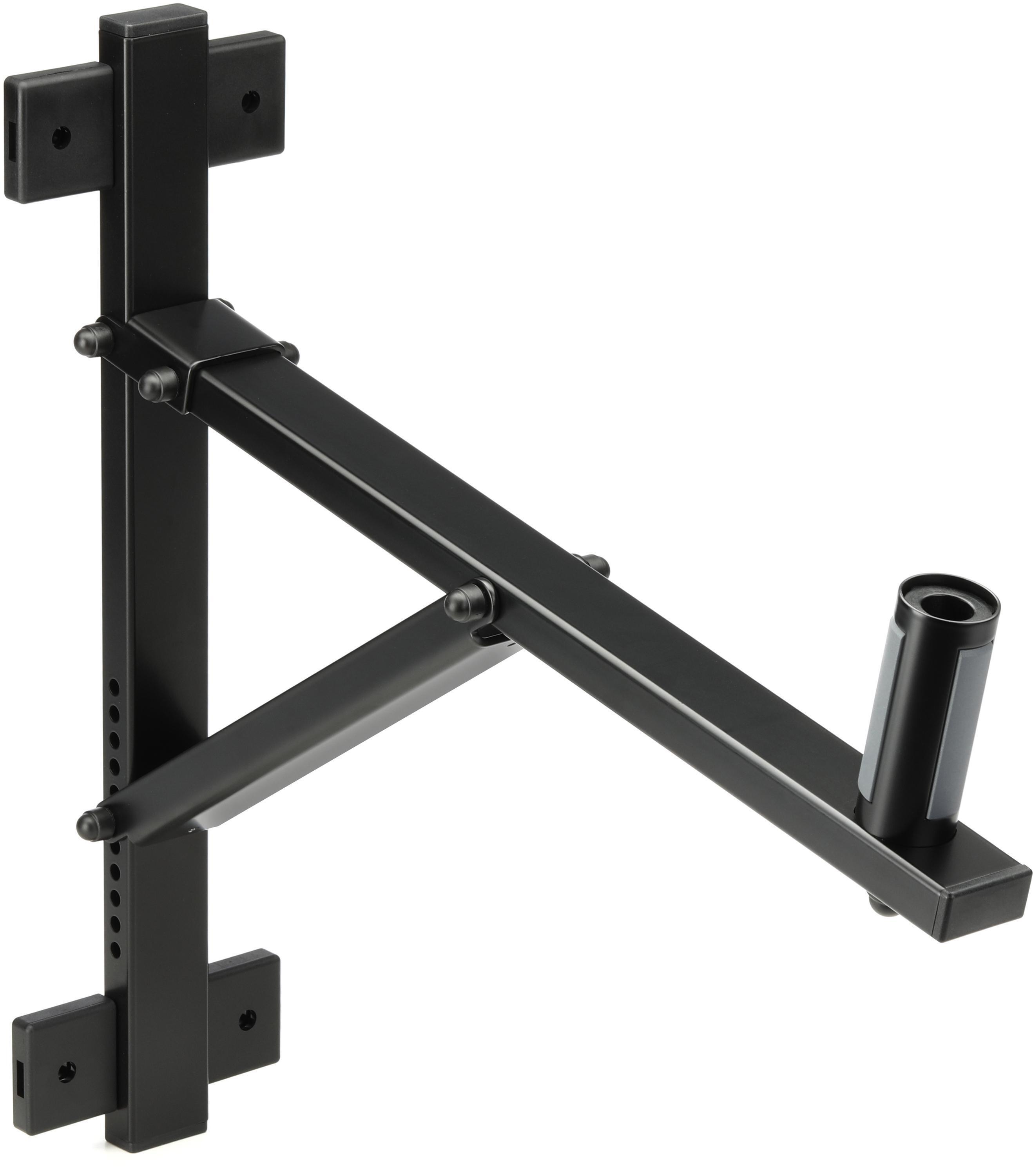 K&M 24110 Speaker Wall Mount - Black | Sweetwater