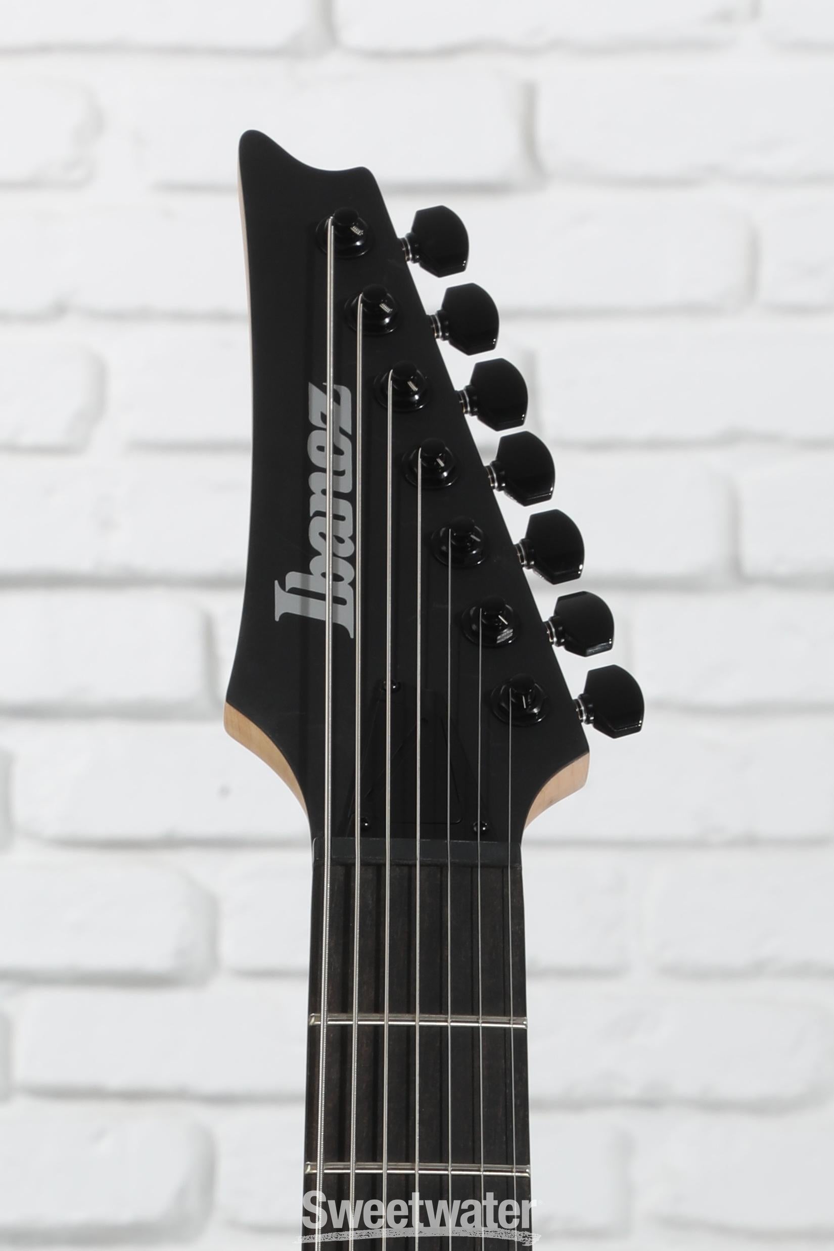 ギター Ibanez Iron Label RGIXL7 Black Flat Ibanez RGIXL7 Iron Label 7-String, Black Flat at Gear4music