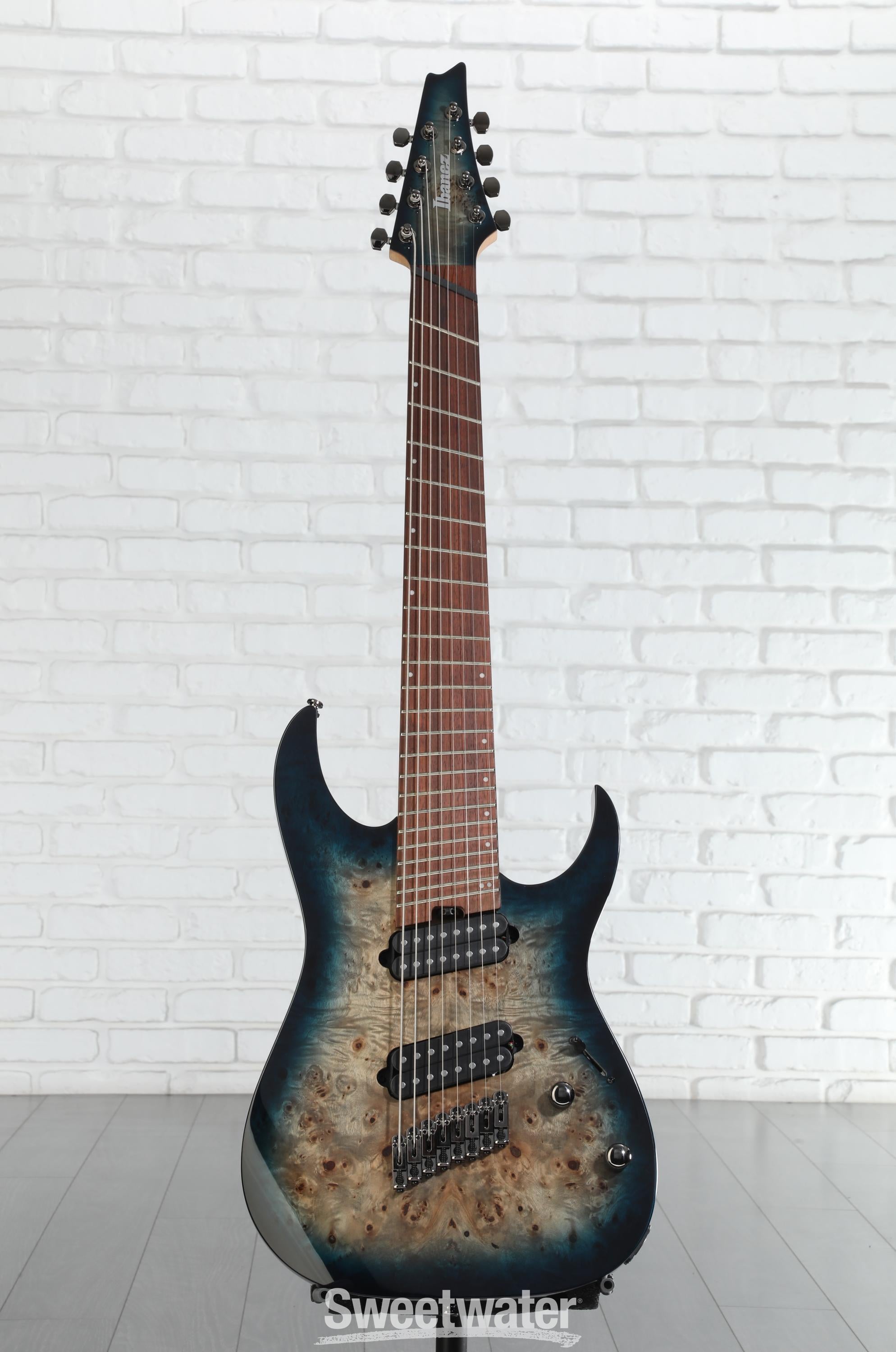 Ibanez RGMS8 8-string Electric Guitar - Cosmic Blue Starburst
