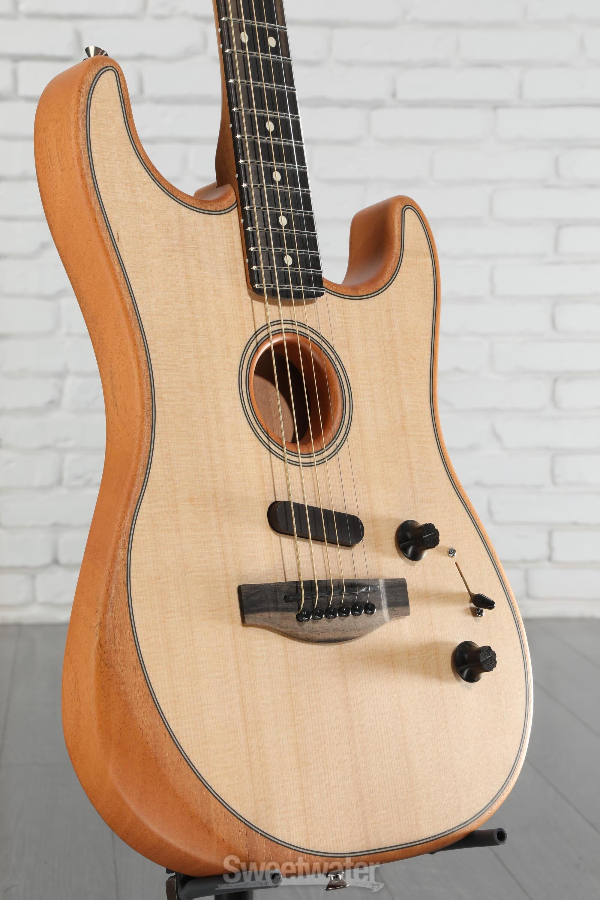 ギター Fender USA acoustasonic stratocaster Fender Acoustasonic Stratocaster Guitar Review - Premier Guitar