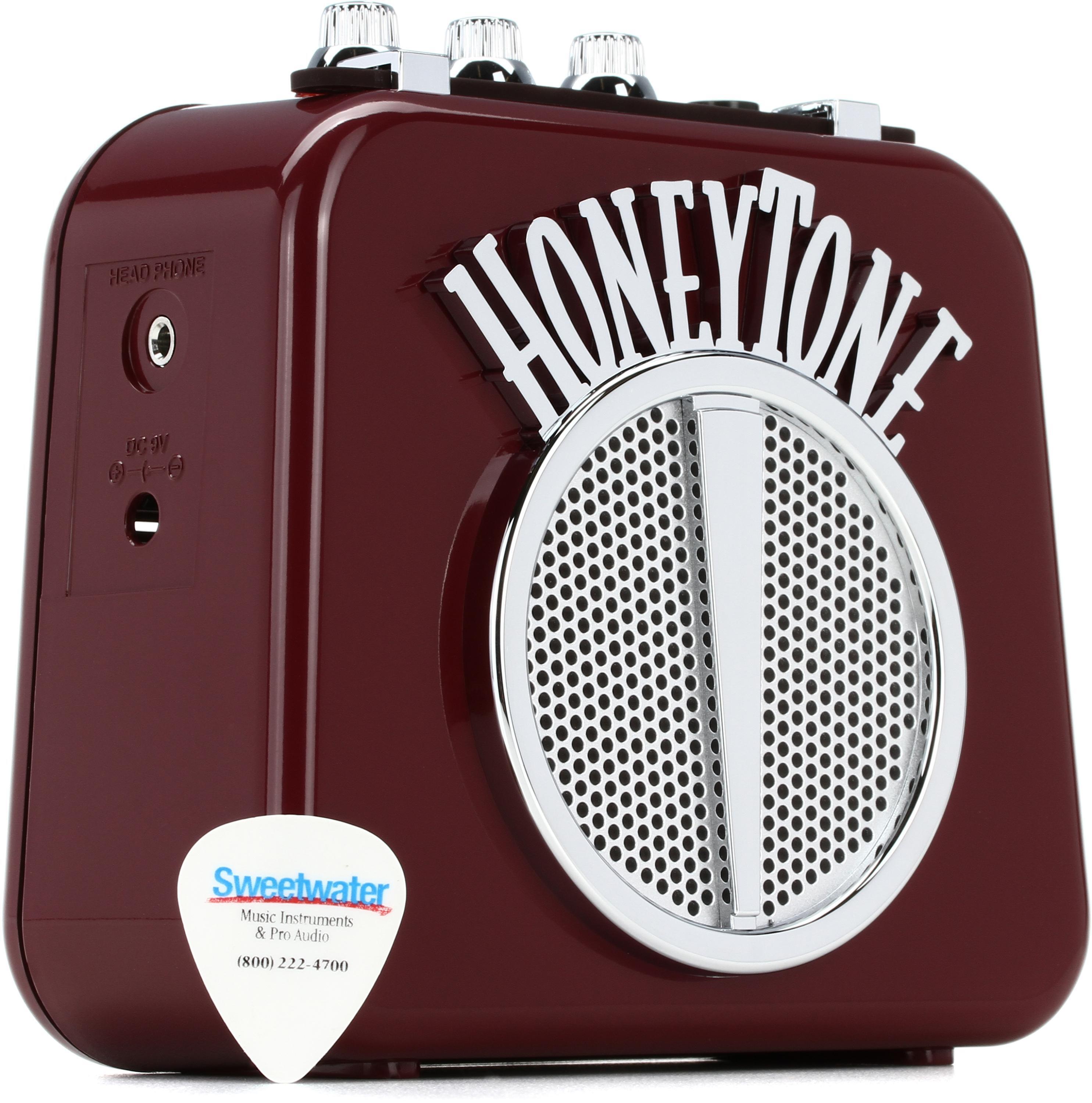 Danelectro Honeytone N-10 Mini Guitar Amp - Burgundy | Sweetwater