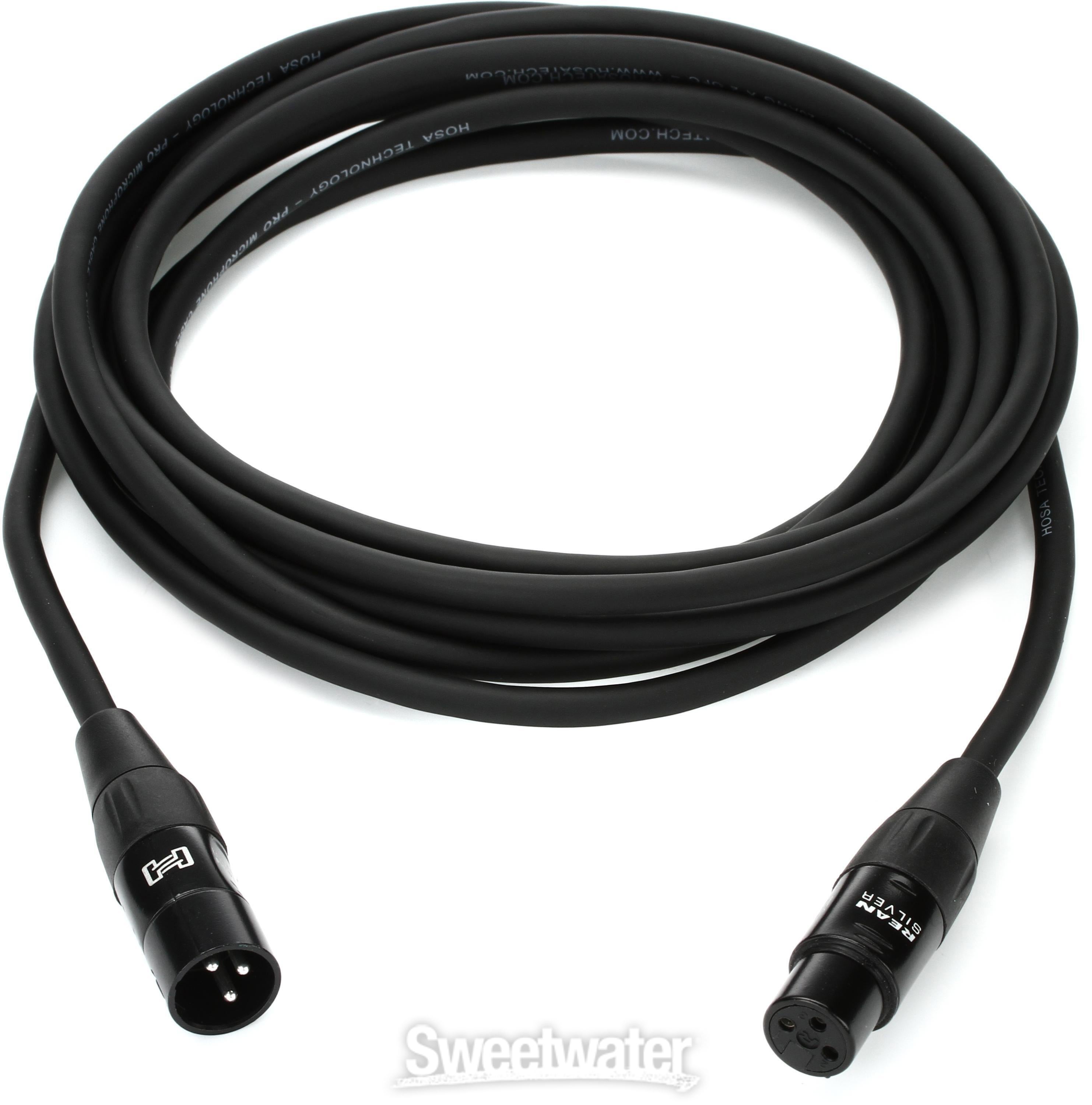 Hosa HMIC-015 Pro Microphone Cable - 15 foot | Sweetwater