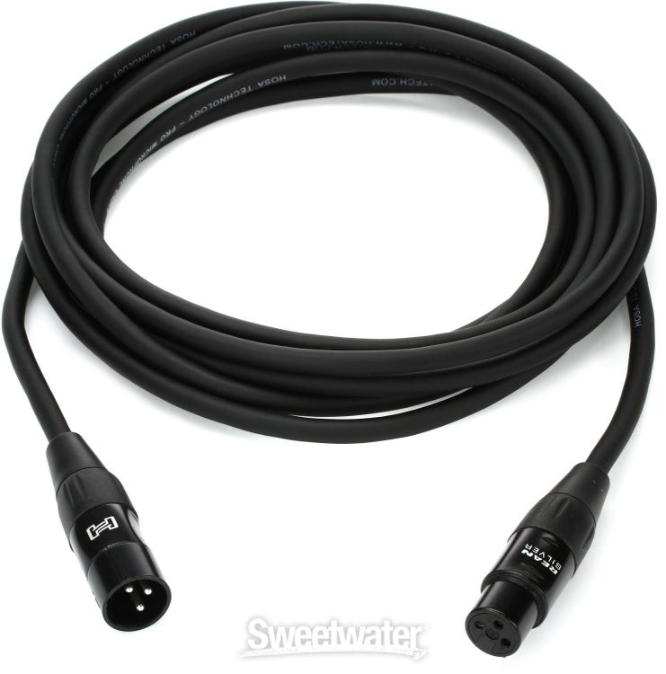 Hosa Hmic-010 Rean Xlr3f To Xlr3m Pro Microphone Cable 10 Ft.
