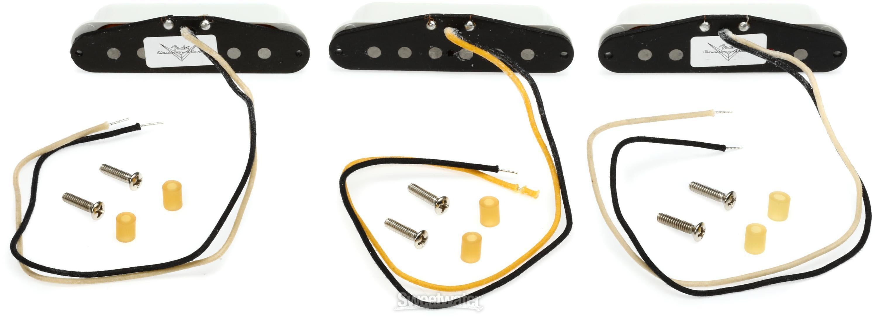 Fender Custom '54 Stratocaster 3-piece Pickup Set with RWRP Middle