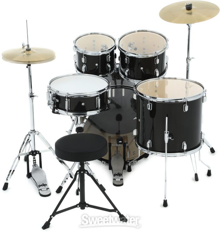 PDP Center Stage PDCE2015KTRB 5-piece Complete Drum Set with