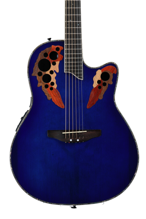 Ovation Celebrity CC48 - Blue Transparent | Sweetwater