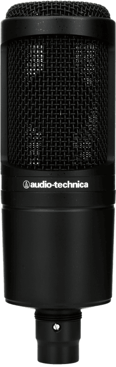Audio-Technica AT2020 Microphone Bundle with Shockmount, Stand 