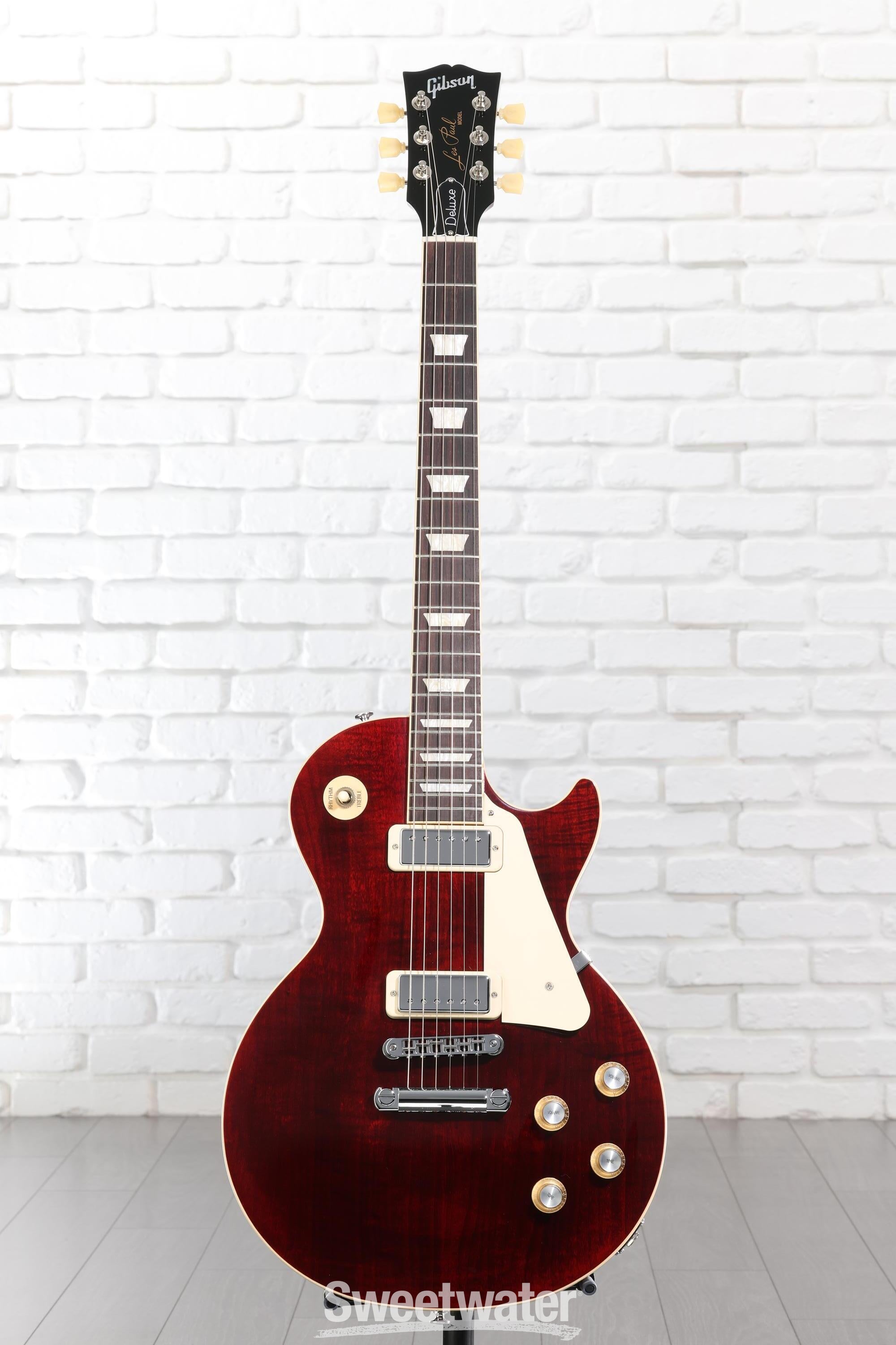 Gibson Les Paul Deluxe 70s Electric Guitar - Wine Red | Sweetwater