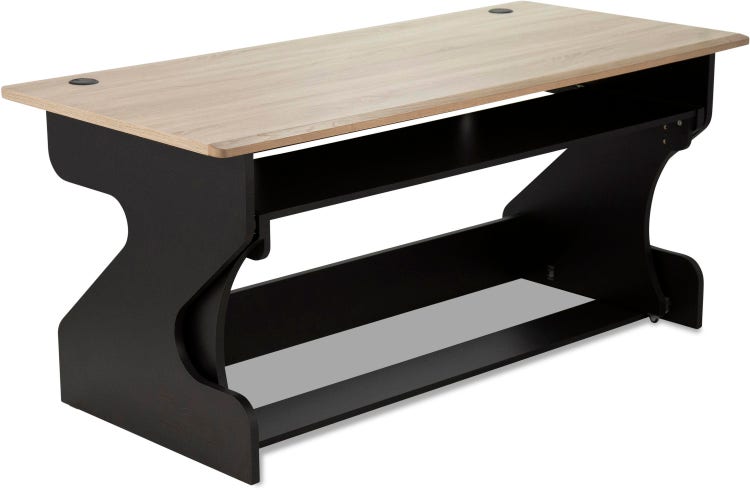 Zaor Miza Z Flex Studio Desk - Black Oak