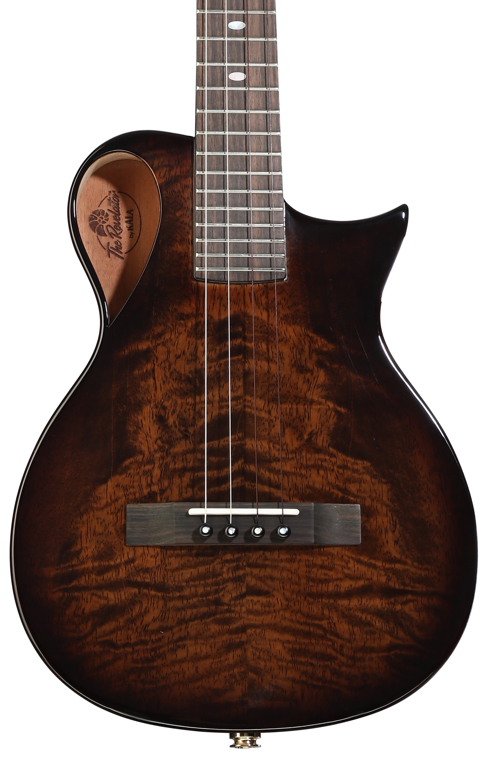 Photo of Kala Revelator Nautilus Horizon Mango Tenor Ukulele - Amber Waves