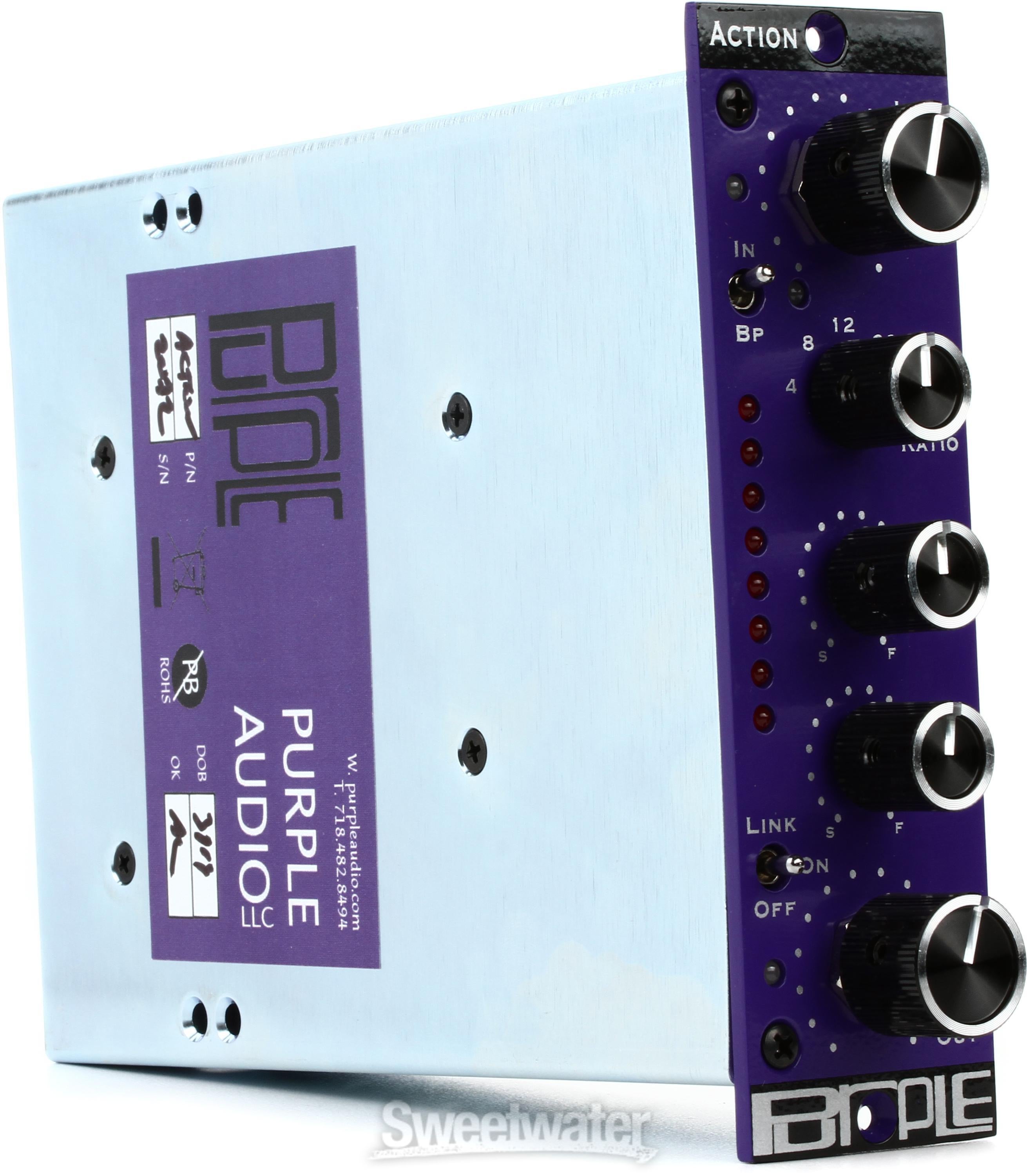 Purple Audio Action 500 Series FET Compressor | Sweetwater