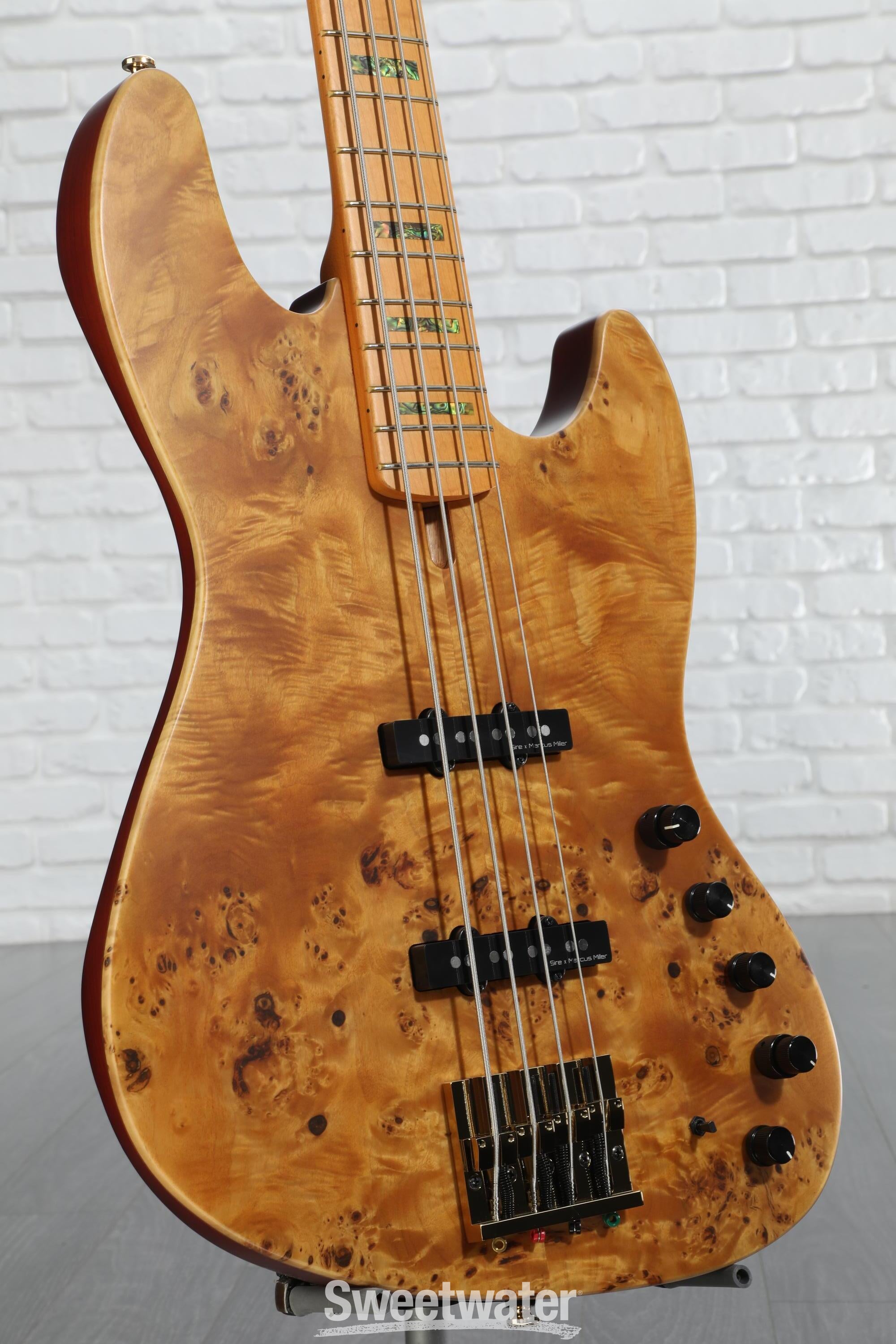 Sire Marcus Miller V10 4-string Bass Guitar - Natural Satin